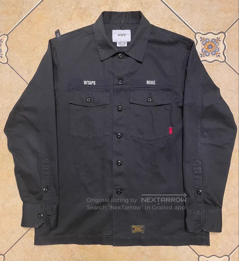 Wtaps Wtaps Black Two-Pocket Shirt Size US M / EU 48-50 / 2 - 1 Thumbnail