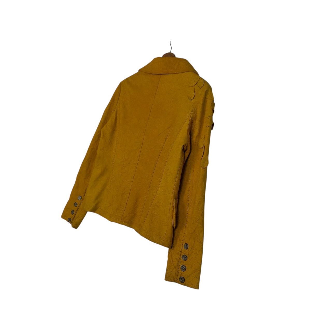 Japanese Brand 🔥VINTAGE CROPPED LEATHER JACKET SHEEPSKIN ISSEY MIYAKE Size M / US 6-8 / IT 42-44 - 12 Thumbnail