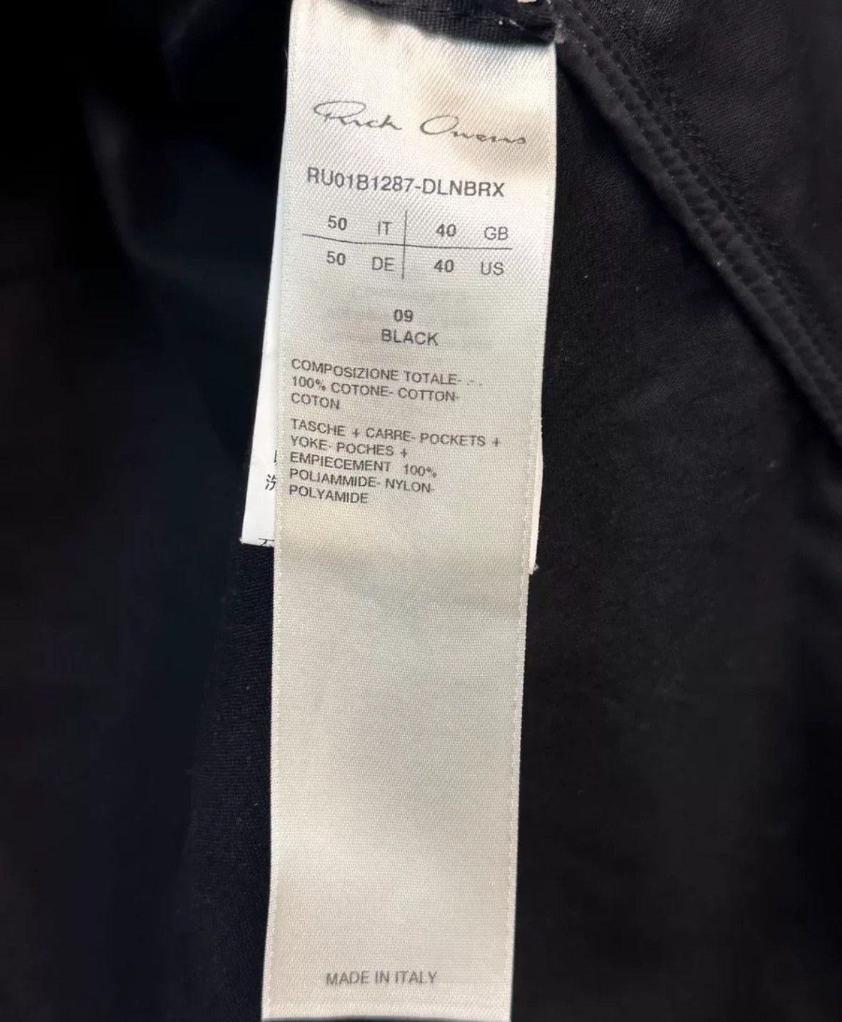 Rick Owens Rick Owens Larry Shirt2412-Nextarrow Size US M / EU 48-50 / 2 - 6 Thumbnail
