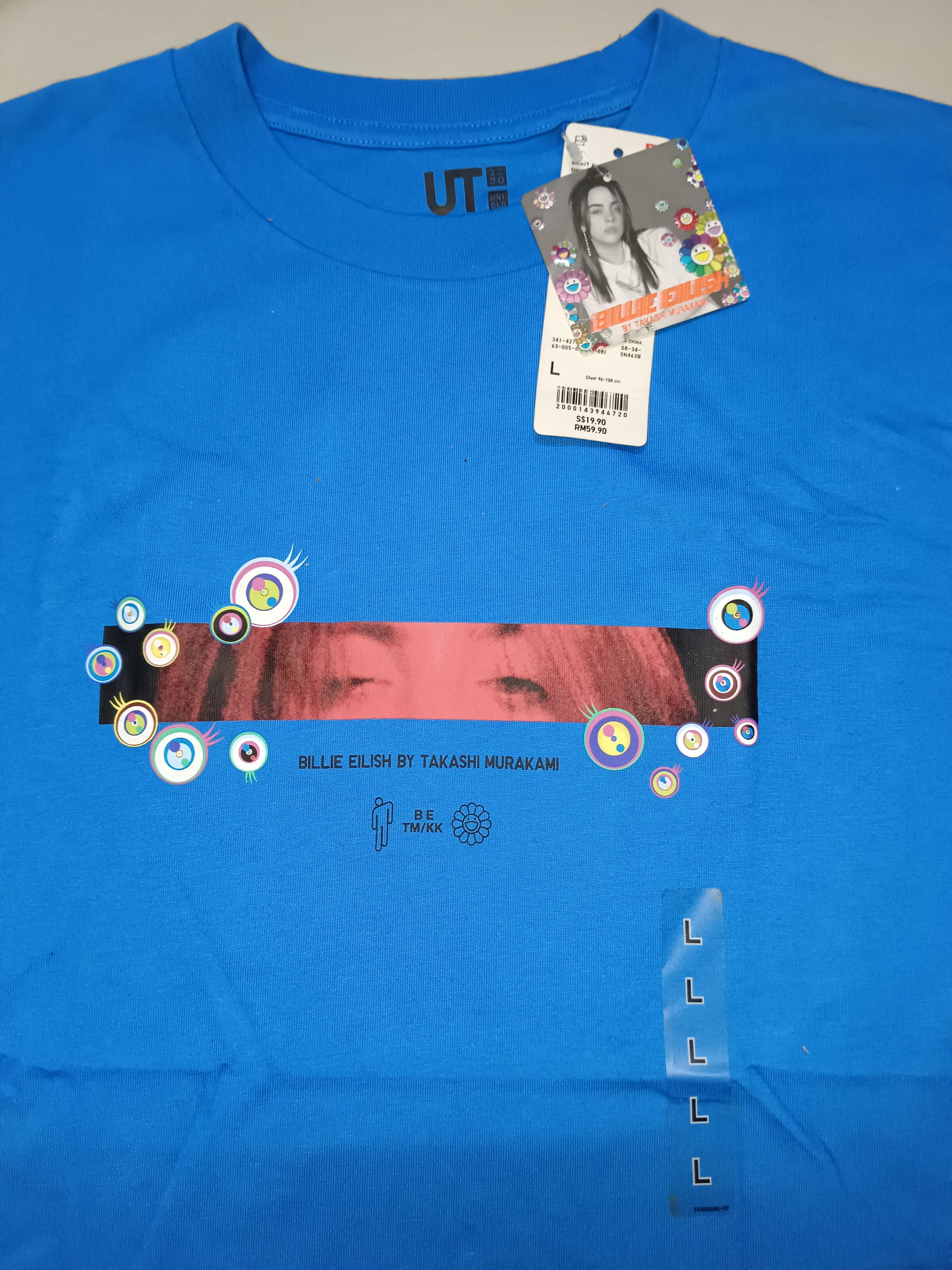 Billie Eilish × Japanese Brand × Takashi Murakami *Rare Uniqlo UT X Takashi Murakami X Billie EilishT-Shirt Size US L / EU 52-54 / 3 - 2 Thumbnail