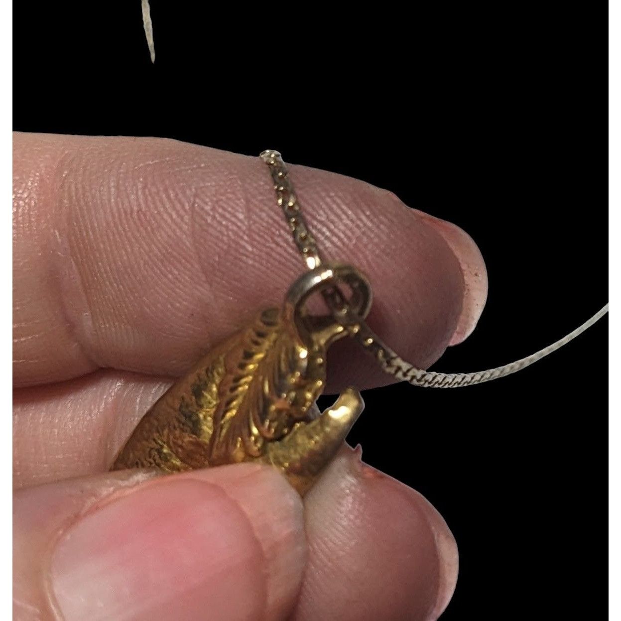 Other Vintage Gold Electroplated Natural Leaf Necklace Size ONE SIZE - 5 Thumbnail