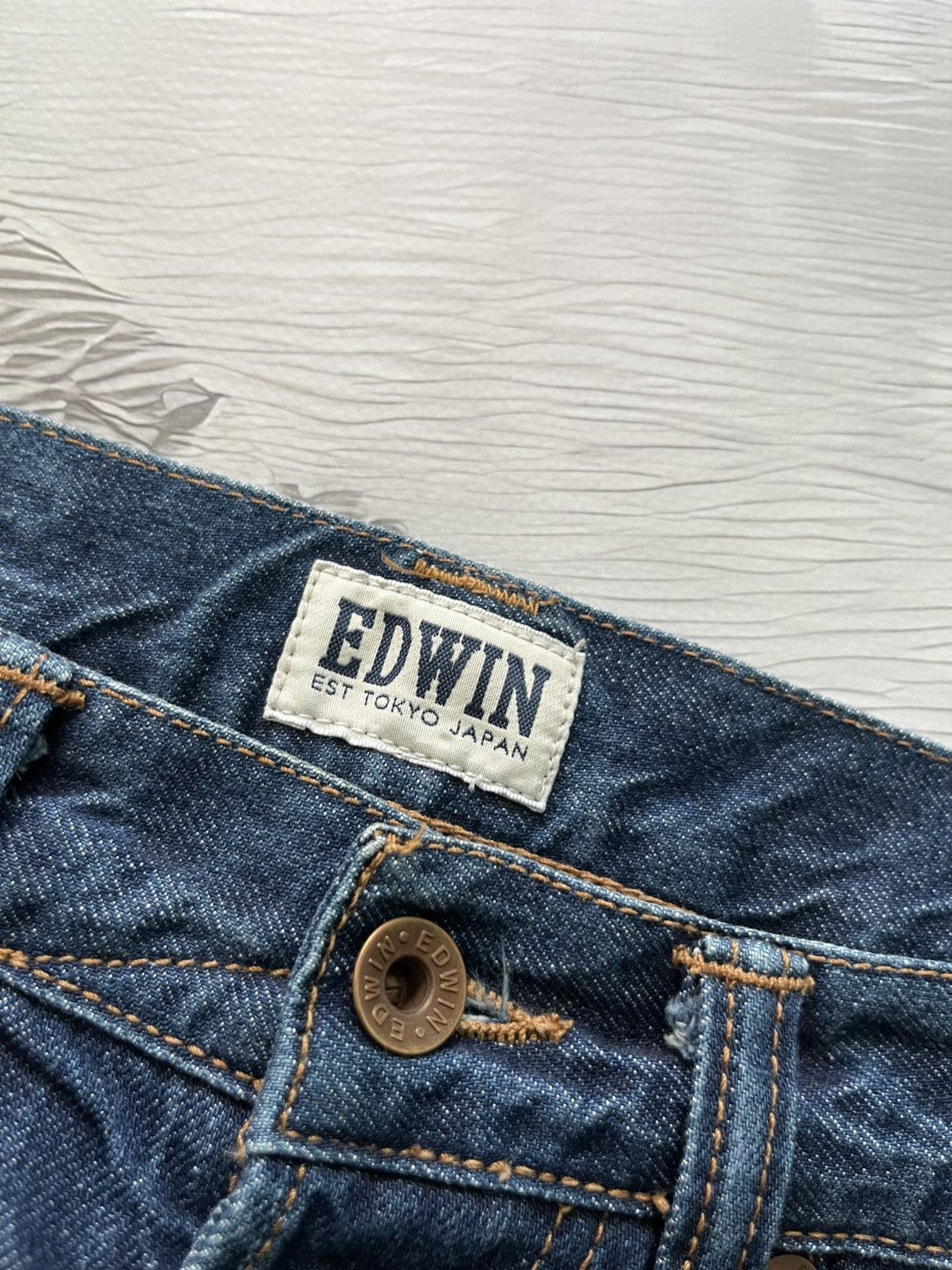Edwin Edwin Jeans Tokyo Japan Denim Japanese Brand Blue Size US 30 / EU 46 - 8 Thumbnail