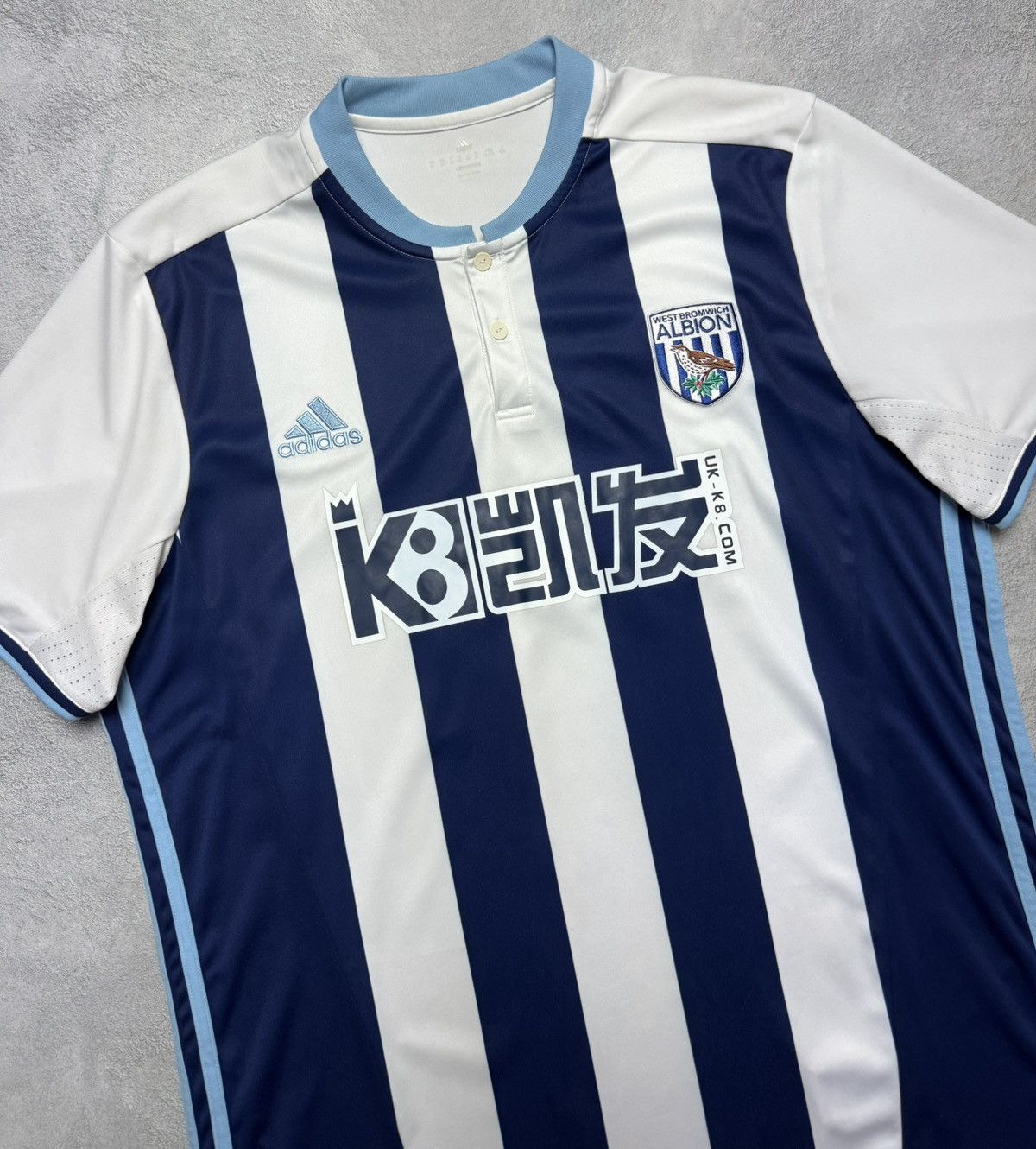 Adidas West Bromwich Albion 2016 2017 Home Shirt Jersey Adidas Size US XL / EU 56 / 4 - 3 Thumbnail