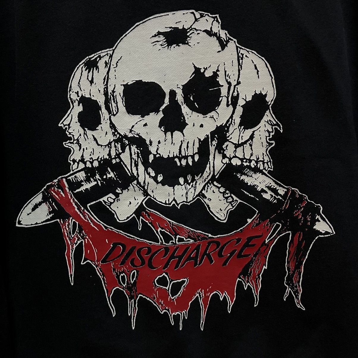 Band Tees × Vintage Vintage Discharge Hardcore Punk Hoodie Size US L / EU 52-54 / 3 - 6 Thumbnail
