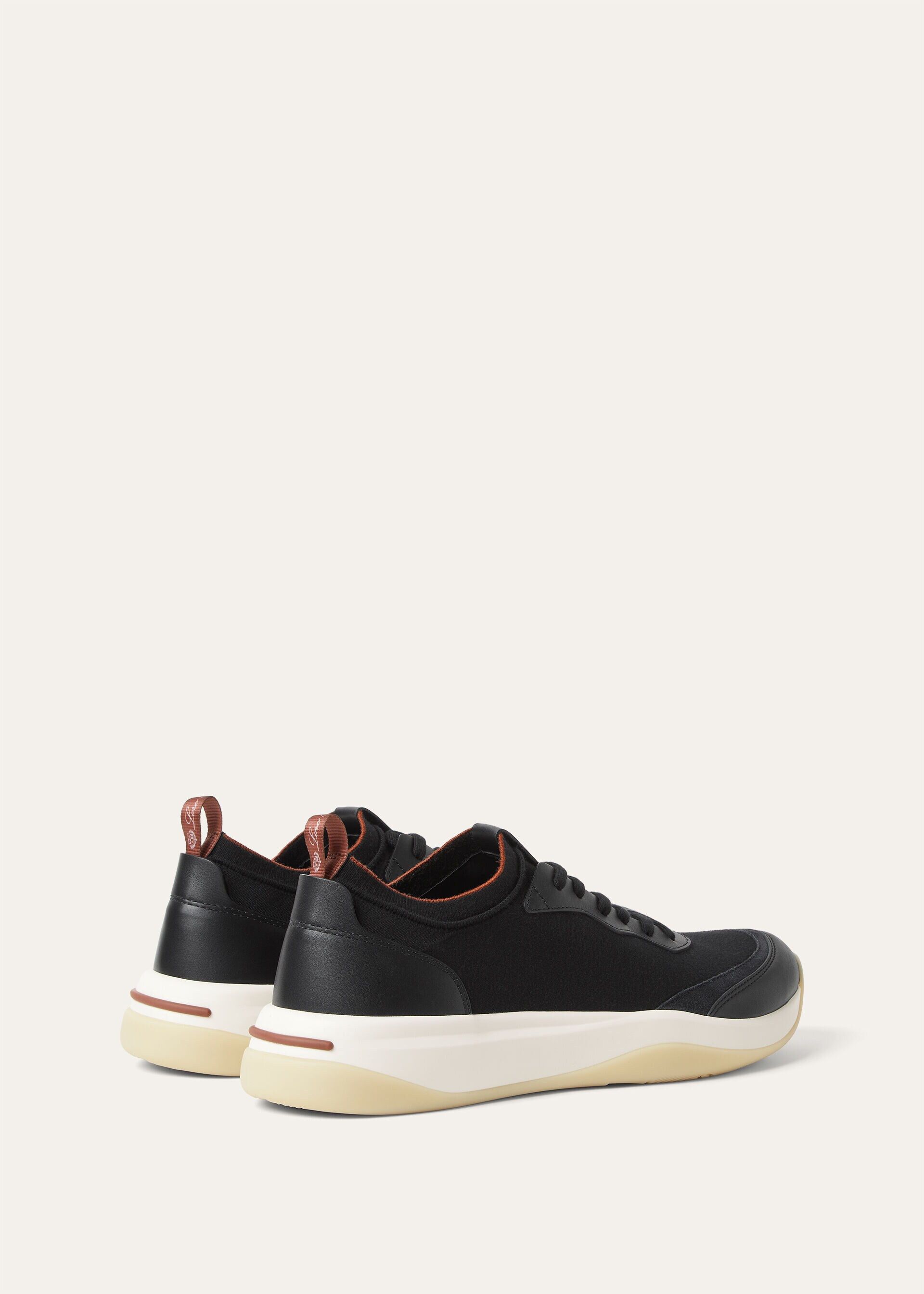Loro Piana os11x0226 FAP1495 410 LP Walk Low-Top Sneakers in Black Size US 11 / EU 44 - 4 Thumbnail