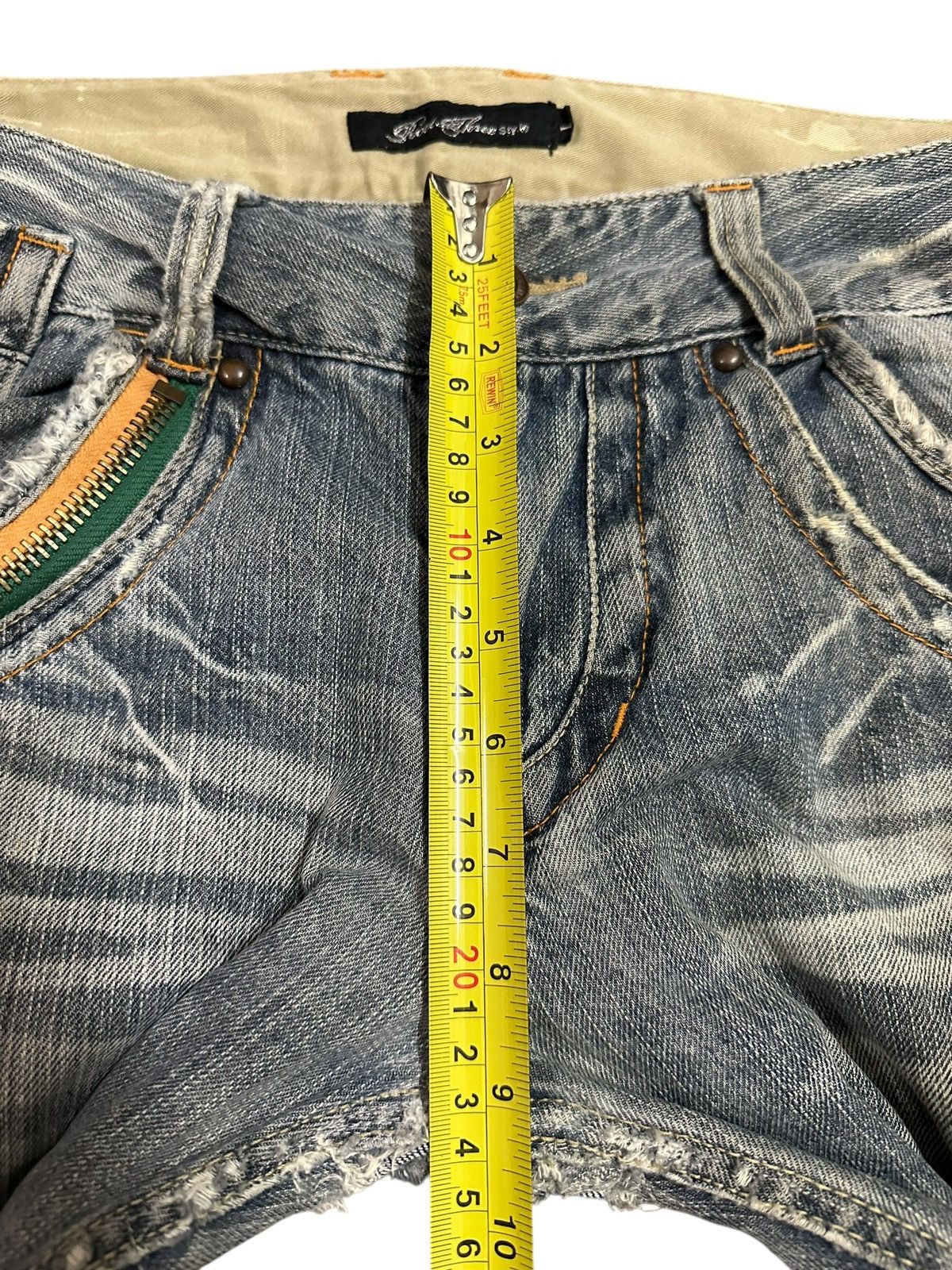 Evisu Vintage Japanese Brand Blue Faded Wash Style Baggy Jeans Size US 33 - 14 Thumbnail