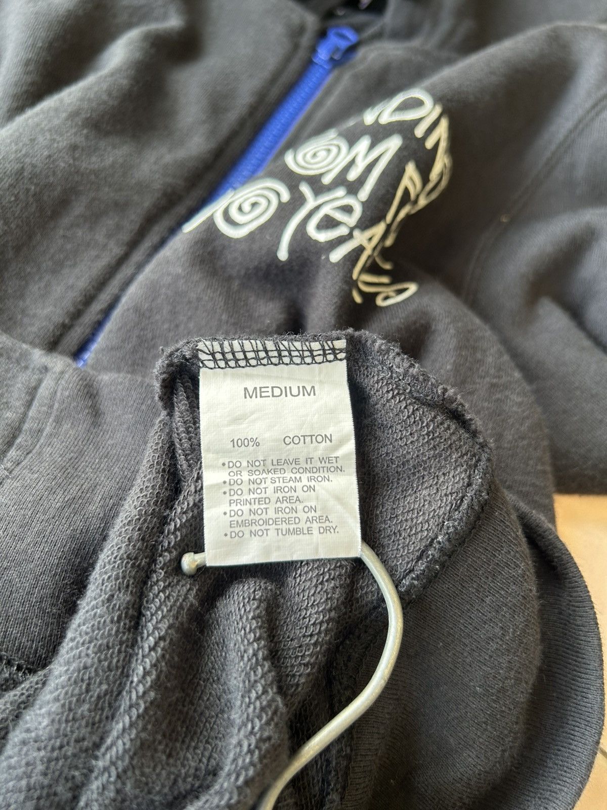 Stussy Stussy Standing Firm From 30 Years Zip Up Hoodie Size US M / EU 48-50 / 2 - 9 Thumbnail