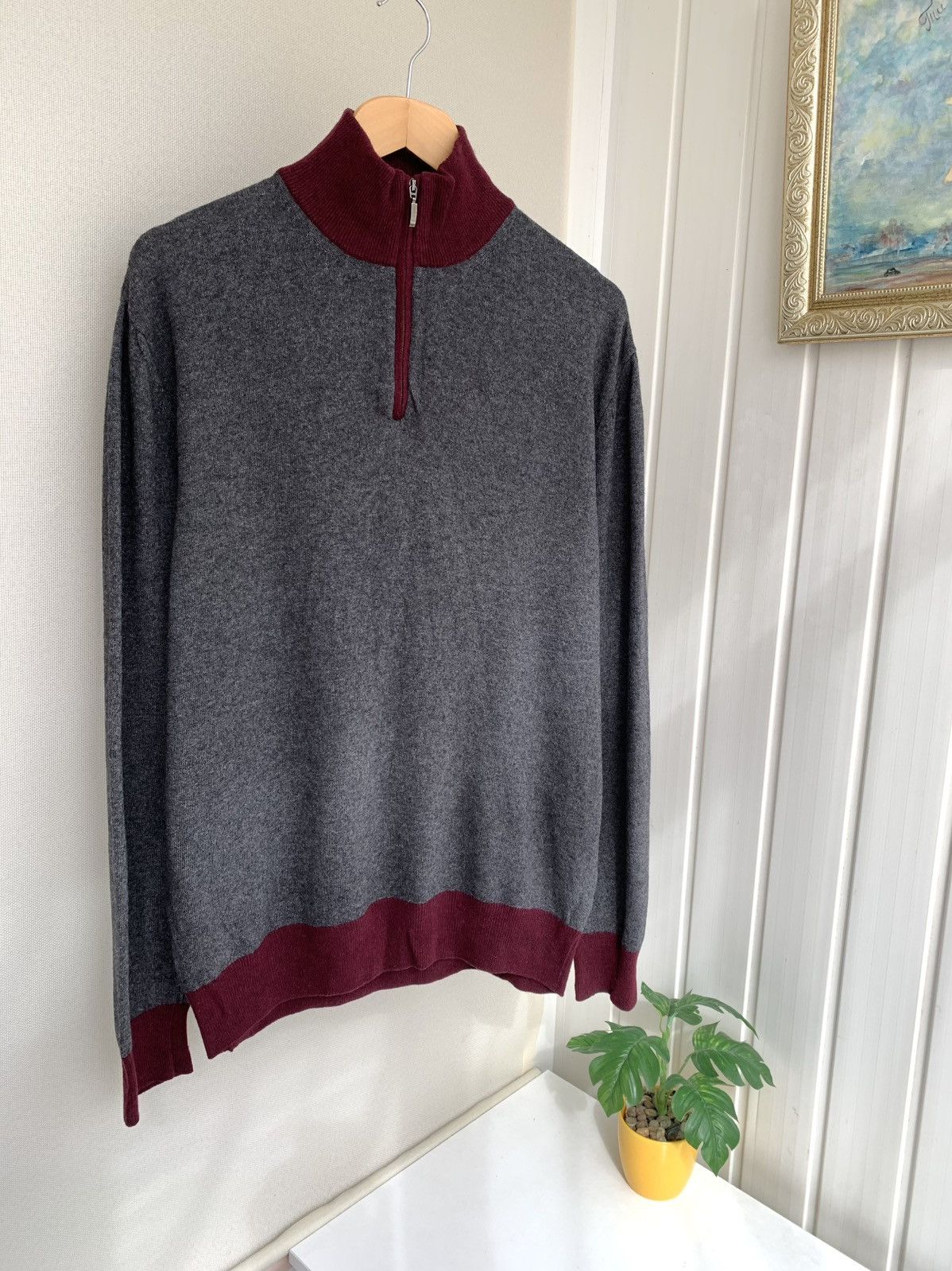 Other Andrea Fenzi 1/4 Zip Wool Sweater Mens Size 52 L Size US L / EU 52-54 / 3 - 1 Thumbnail