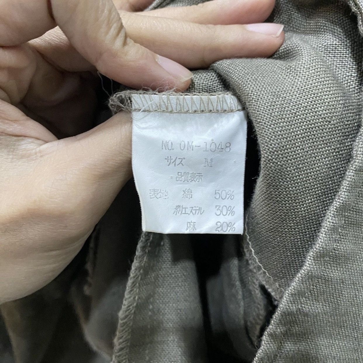 Montagut Vintage Olivier Montagut Paris Earth Tone Linen Blend Blazer Size US M / EU 48-50 / 2 - 9 Thumbnail