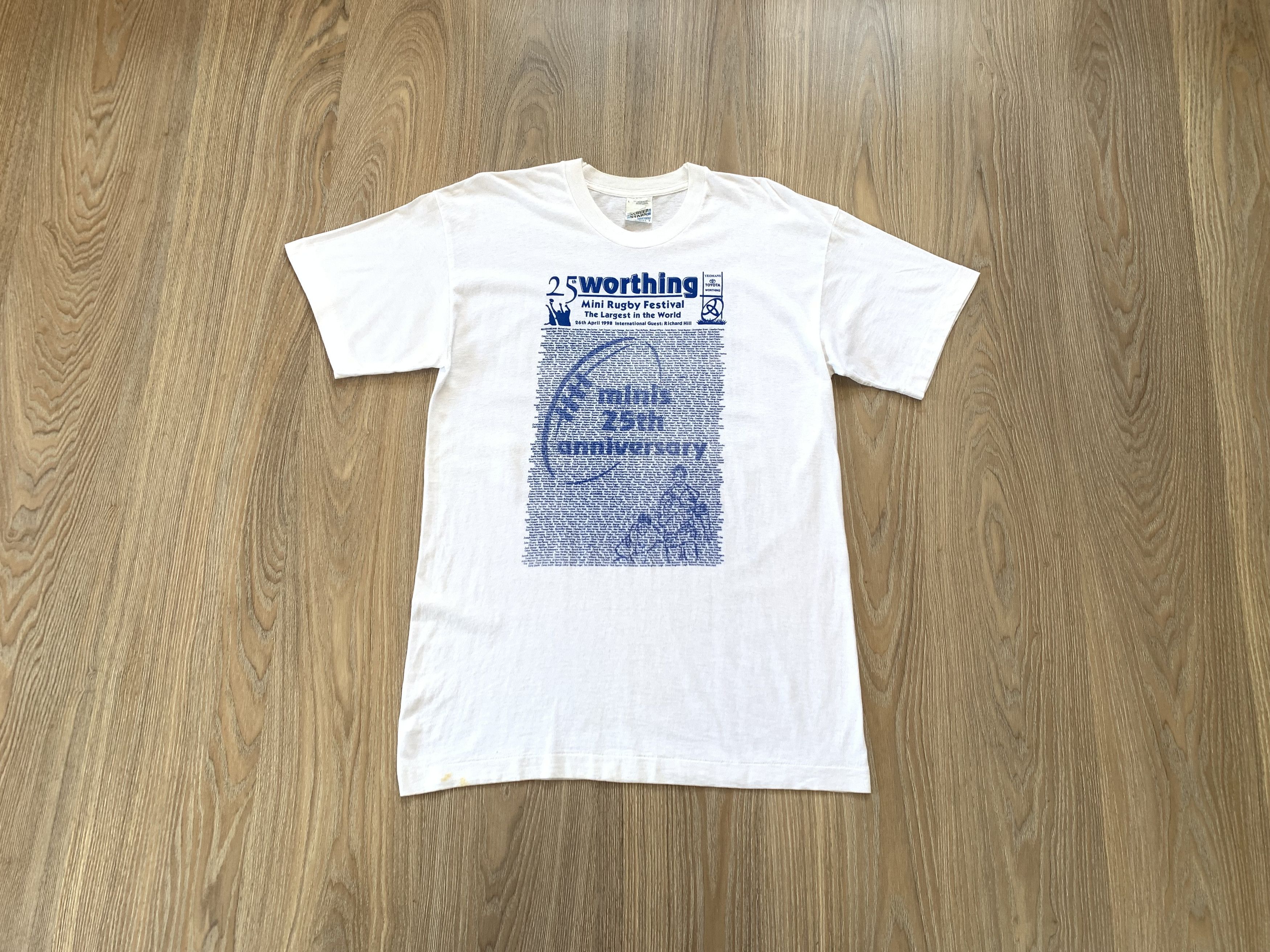 Vintage Vintage Screen Stars Rugby Festival T-Shirt 1998 Size US XL / EU 56 / 4 - 1 Thumbnail