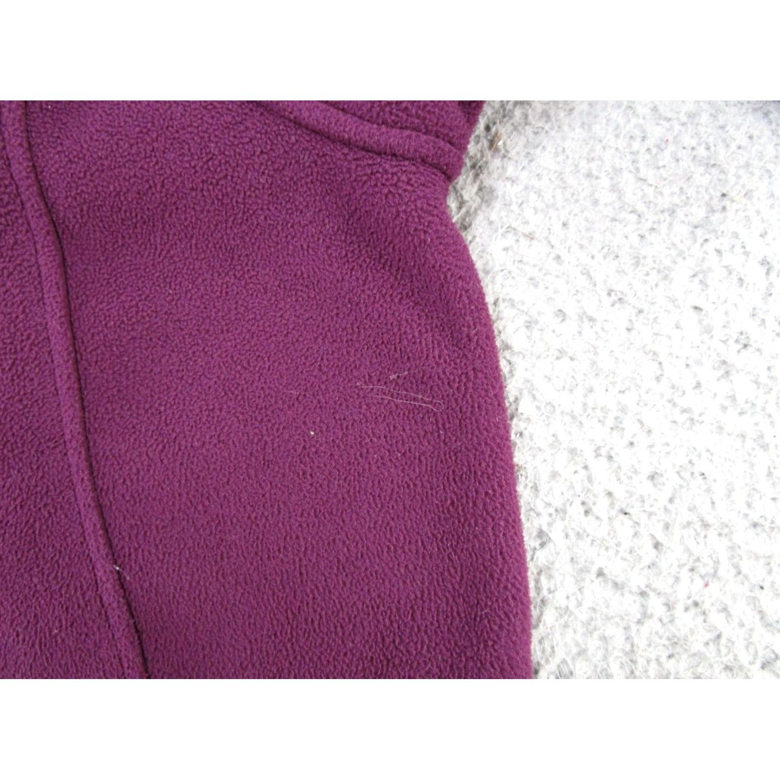 Duluth Trading Company Duluth Fleece Zip Up Hooded Jacket Womens XL Heavy Plum Purple Full Zip Size XL / US 12-14 / IT 48-50 - 3 Thumbnail