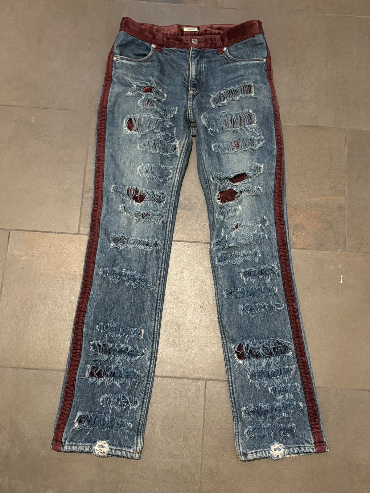 Undercover Undercover aw02 witches cell division crash denim Size US 29 - 1 Thumbnail