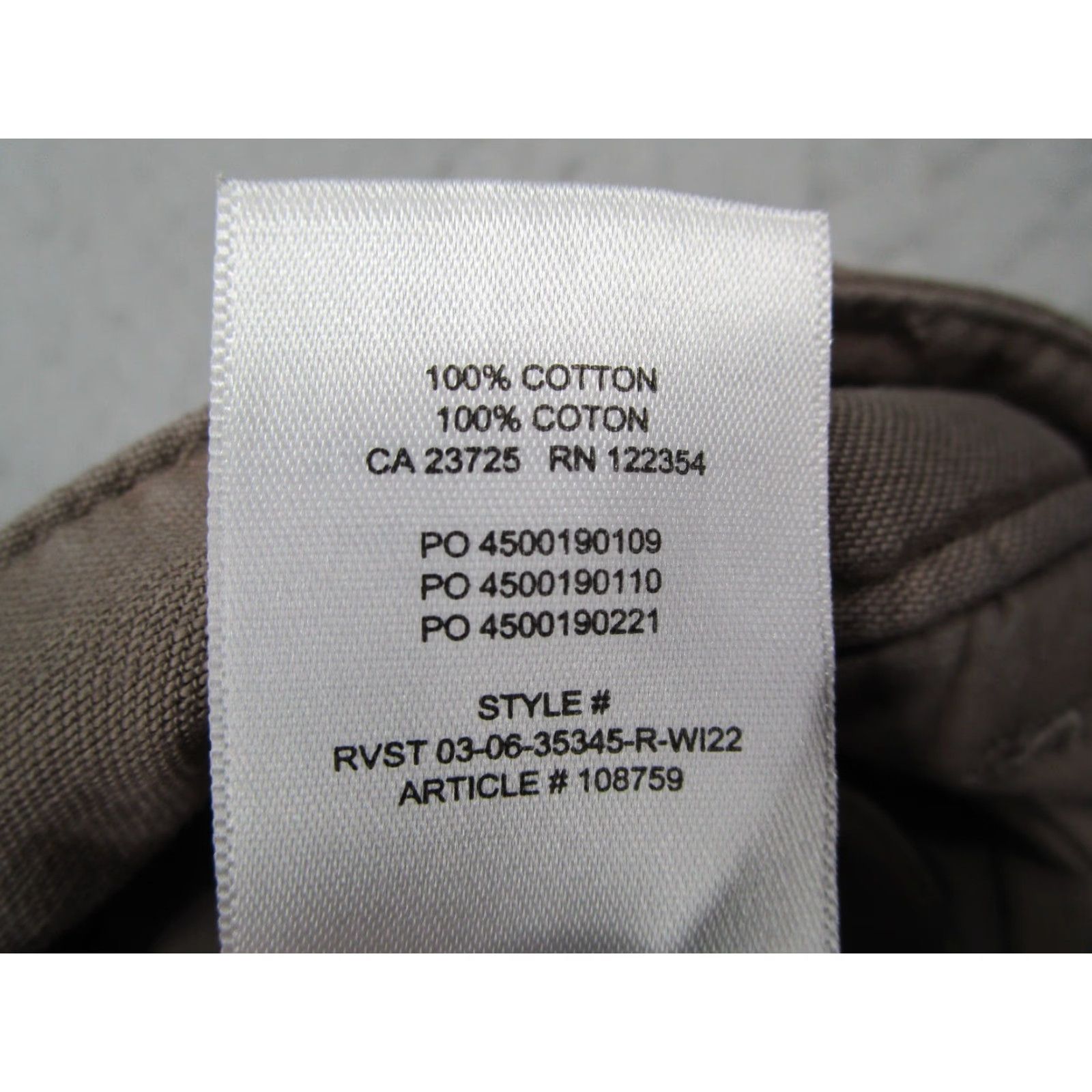 TNA VINTAGE TNA Cargo Pants Women’s 12 Brown Canvas Mid Rise Straight Leg Adjustable Waist Fall Spring Summer Winter Casual Workwear Size 34" / US 12 / IT 48 - 3 Thumbnail