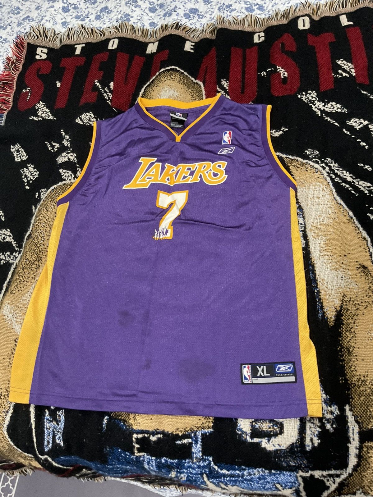 Reebok Reebok Los Angeles lakers Lamar Odom jersey xl youth Size US S / EU 44-46 / 1 - 1 Thumbnail