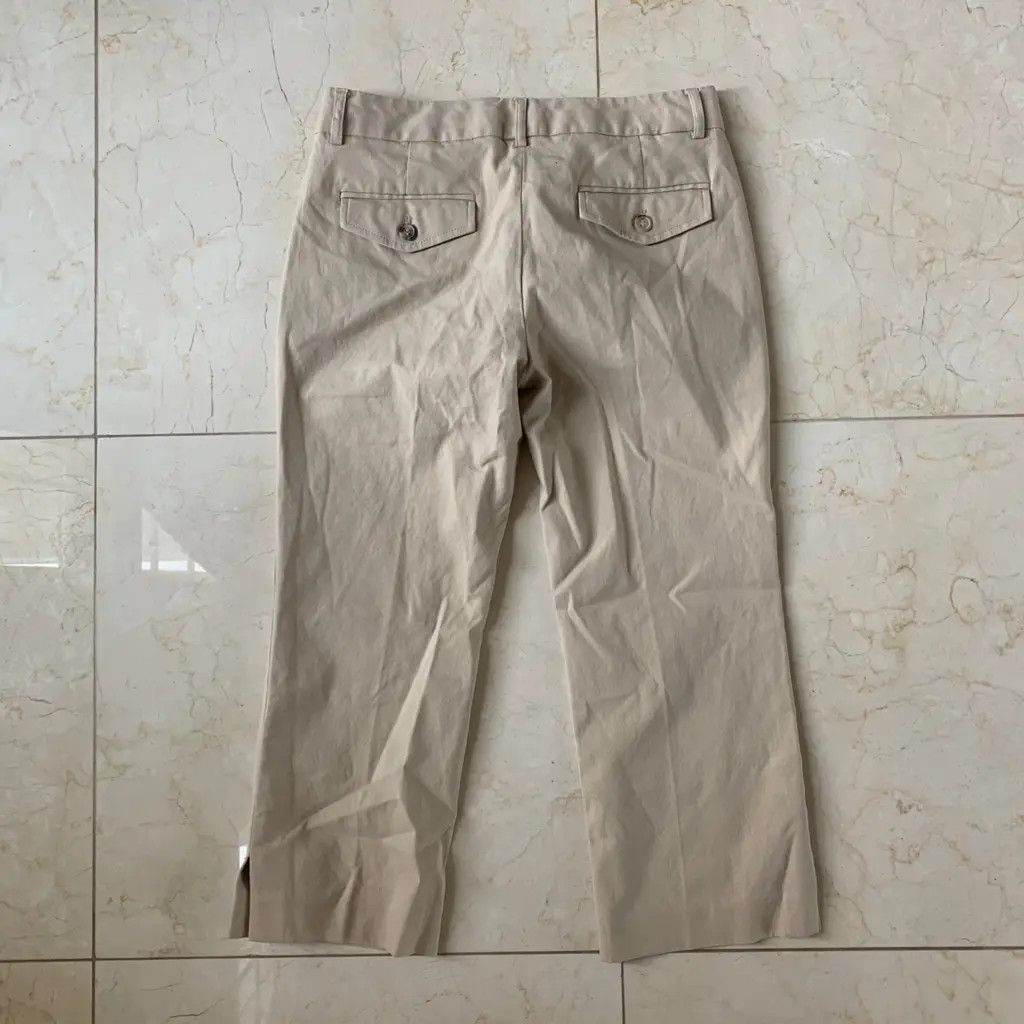 Theory Theory Beige Slim Trousers | Made in USA Size 27" / US 4 / IT 40 - 1 Thumbnail