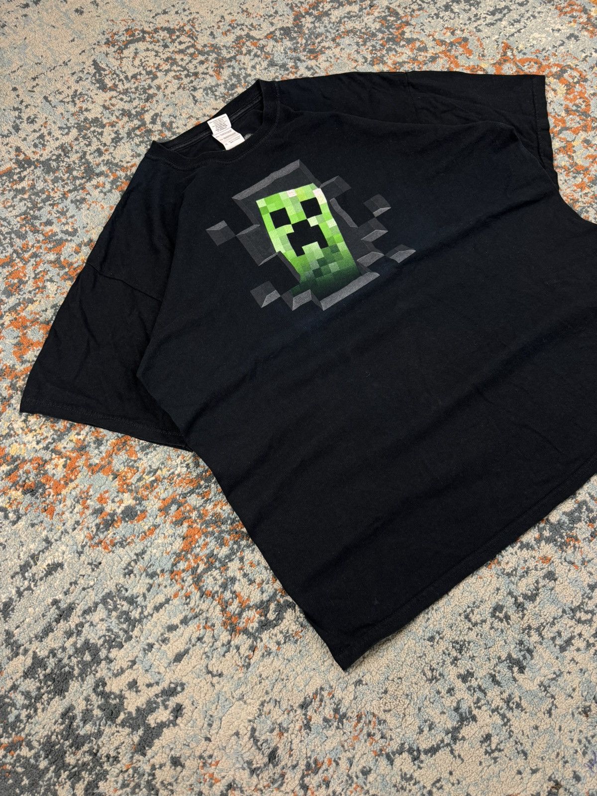 Vintage Vintage 00s Minecraft mojang creeper video game promo tee Size US XL / EU 56 / 4 - 2 Thumbnail