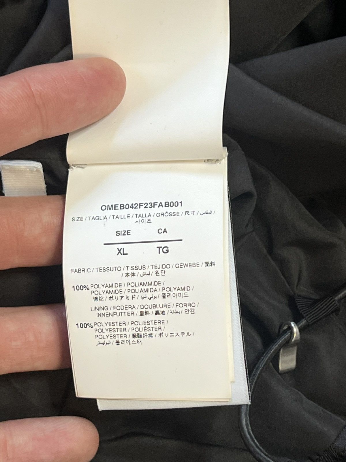Off-White OffWhite Logo Lined Jacket Size US XL / EU 56 / 4 - 11 Thumbnail