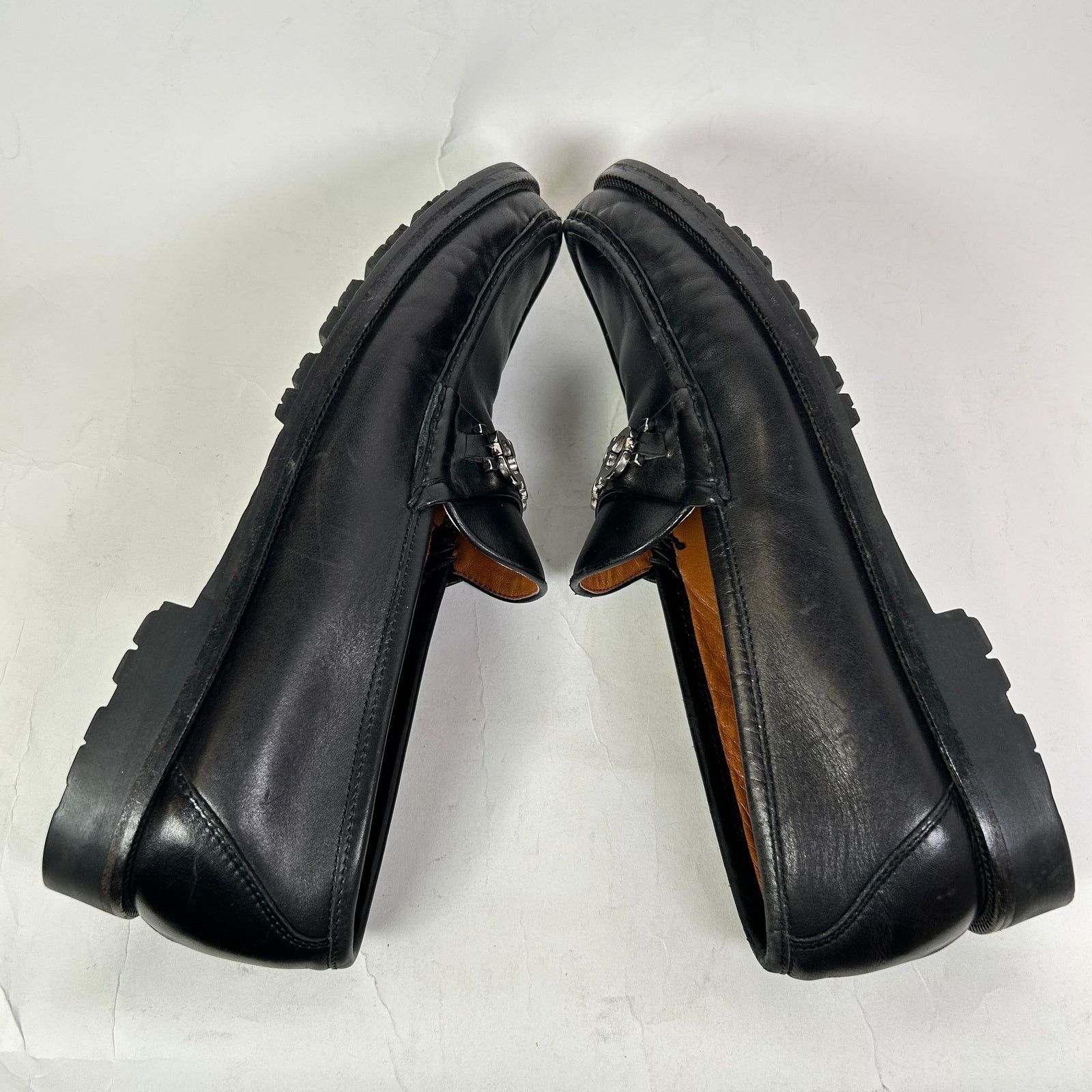 Salvatore Ferragamo Salvatore Ferragamo David Gancini Bit Leather Loafer Size US 9 / EU 42 - 5 Thumbnail