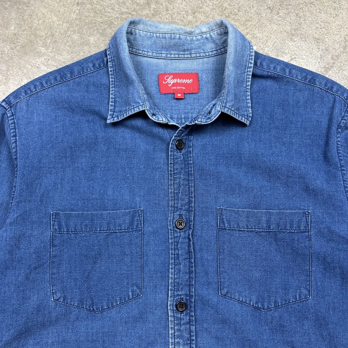 Supreme supreme western denim shirt Size US M / EU 48-50 / 2 - 8 Thumbnail