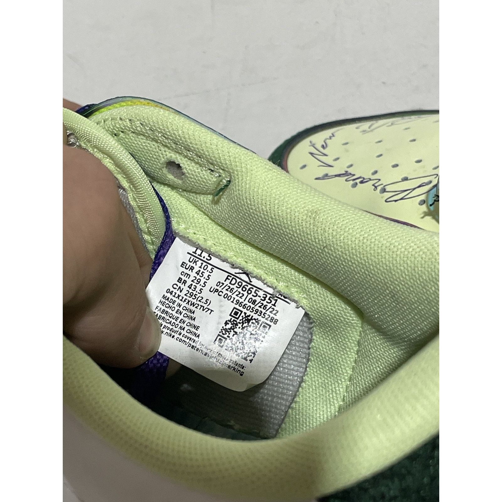 Jordan Brand JORDAN 1 LOW RETRO DOERNBECHER 2023 SIZE 11 PREOWNED Size US 11 / EU 44 - 6 Thumbnail
