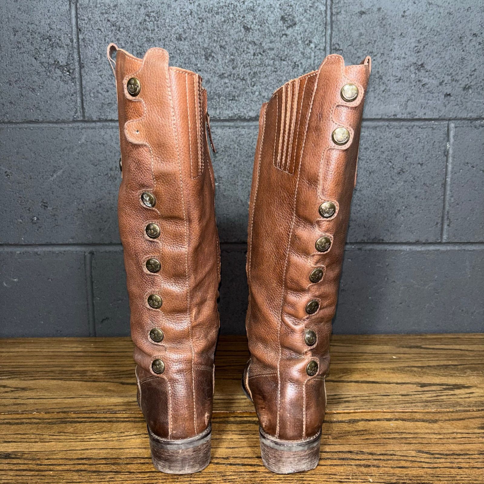 Matisse Matisse Women’s 9.5 Brown Leather Knee-High Riding Boots Size US 9.5 / IT 39.5 - 6 Thumbnail