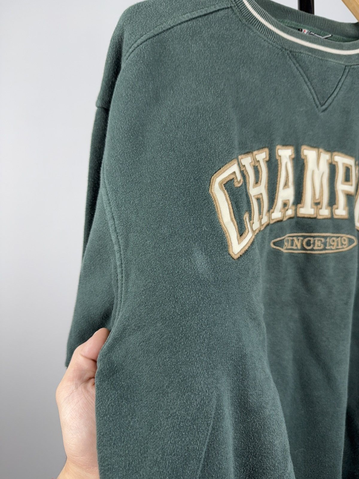 Champion × Vintage Vintage 90s Champion Logo Y2K BOXY FIT Sweatshir Size US L / EU 52-54 / 3 - 6 Thumbnail