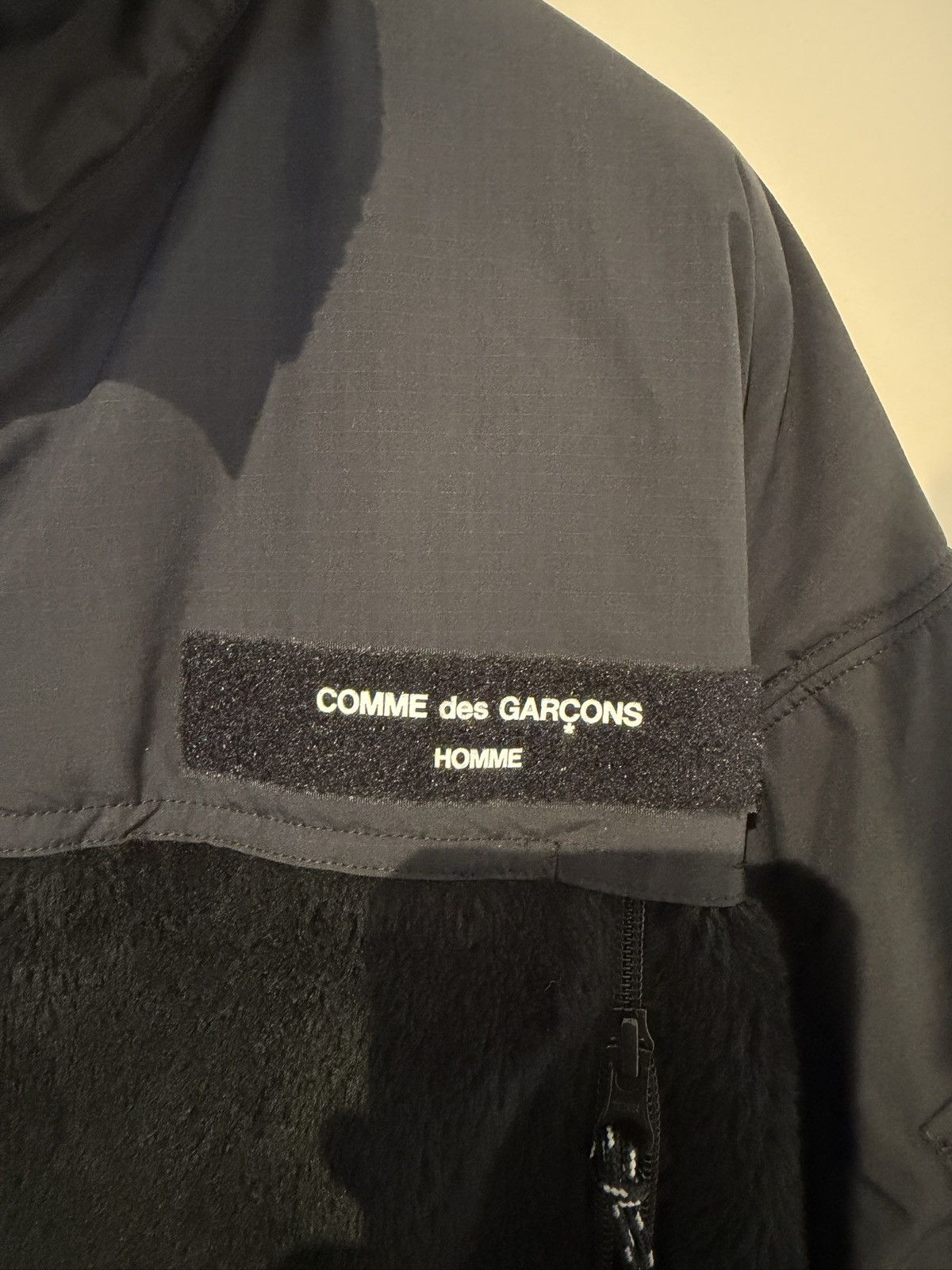 Comme des Garcons Comme des Garçons Homme Fleece Panel Zip Jacket Size US XL / EU 56 / 4 - 5 Thumbnail
