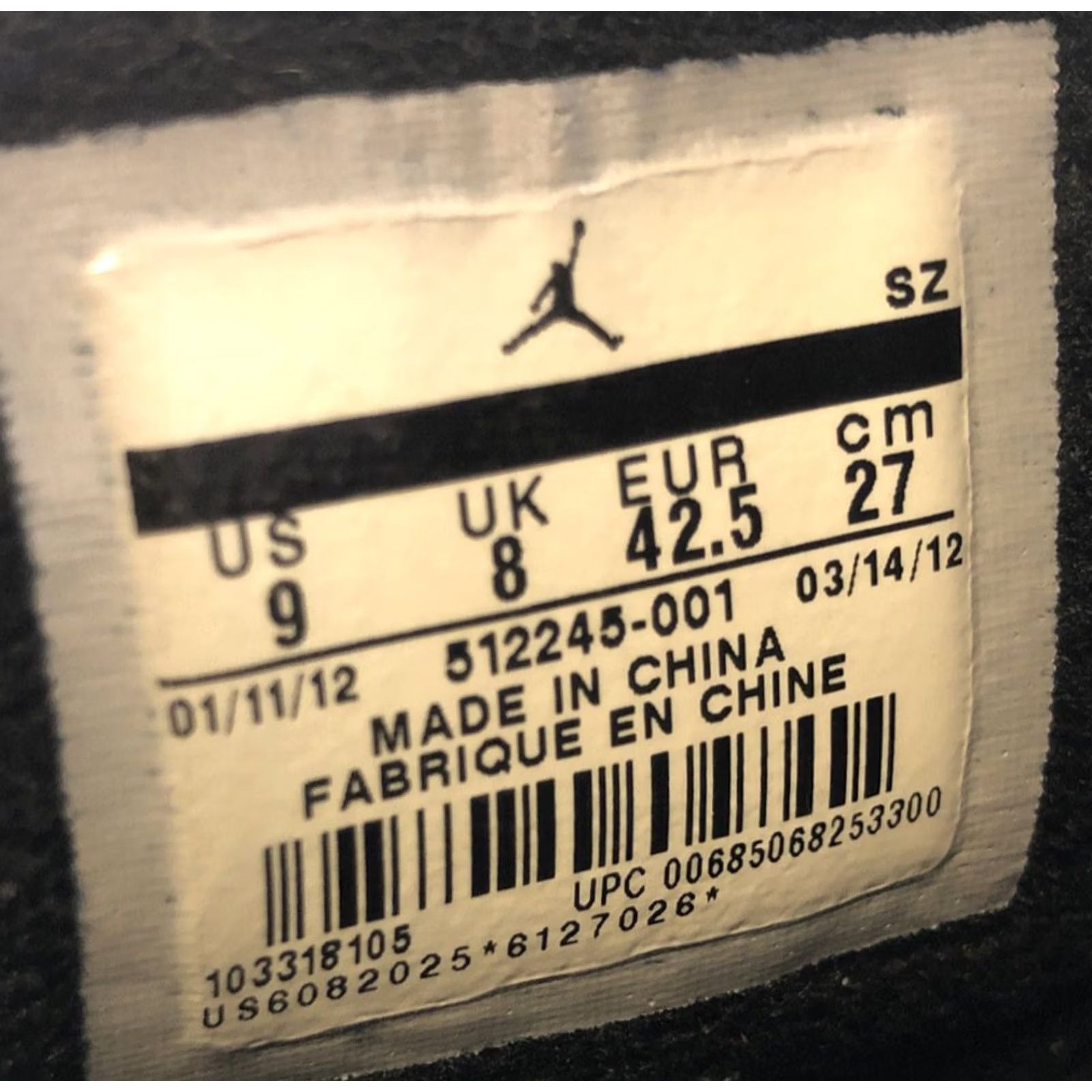 Nike Nike Air Jordan Son of Mars Sneaker Men Size 9 High Top Black Red Gray 512245-001 Size US 8 / EU 41 - 6 Thumbnail