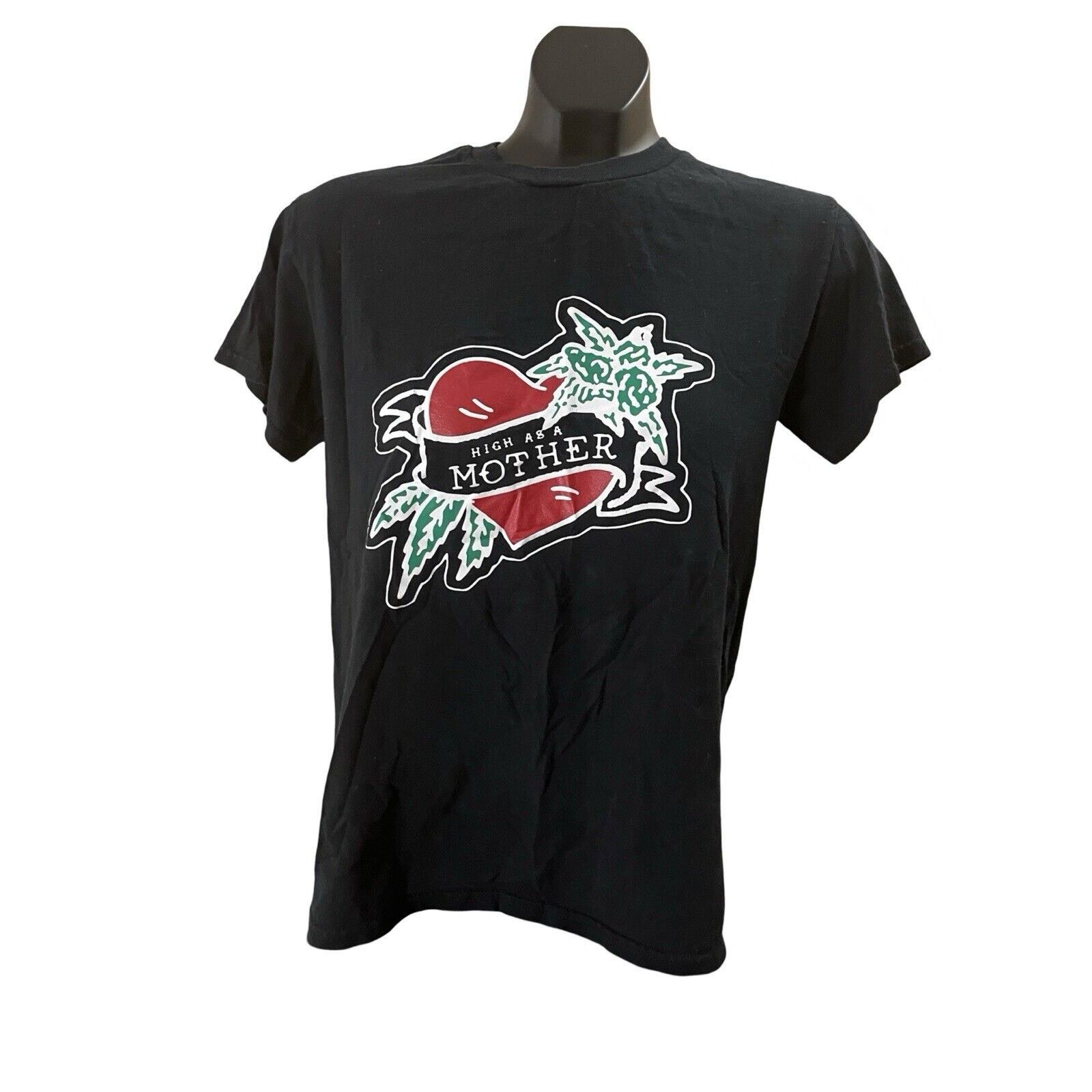 Gildan High As A Mother Tattoo Heart Graphic Tee Size S / US 4 / IT 40 - 1 Thumbnail
