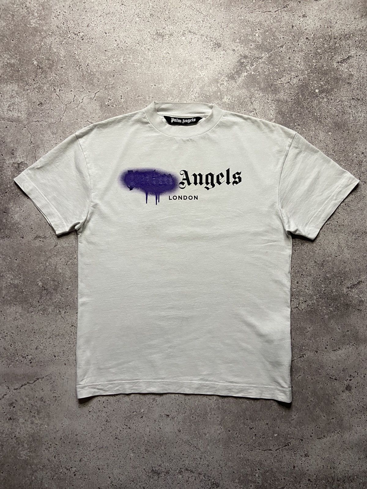 Palm Angels Palm Angels London Sprayed Logo Tee Size US M / EU 48-50 / 2 - 1 Thumbnail