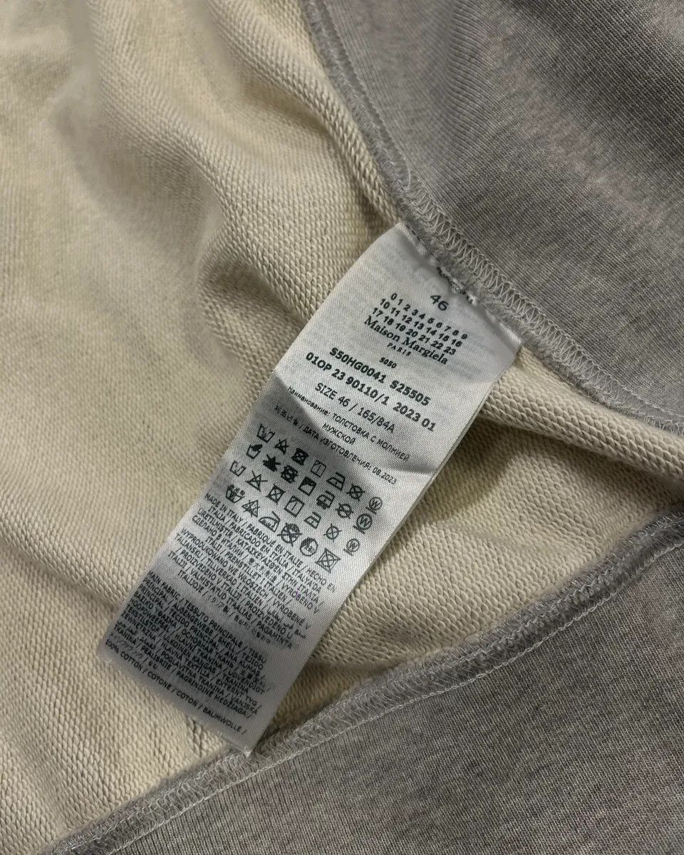 Maison Margiela SS2023 Maison Margiela Grey Signature Zip-up Hoodie Size US M / EU 48-50 / 2 - 10 Thumbnail