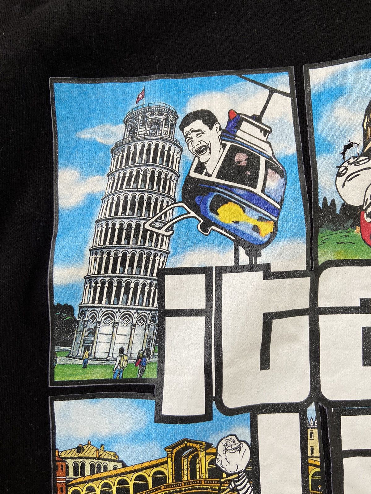 Japanese Brand × Vintage Humor Italia Meme City GTA5 Style Y2K T-shirt Size US L / EU 52-54 / 3 - 3 Thumbnail