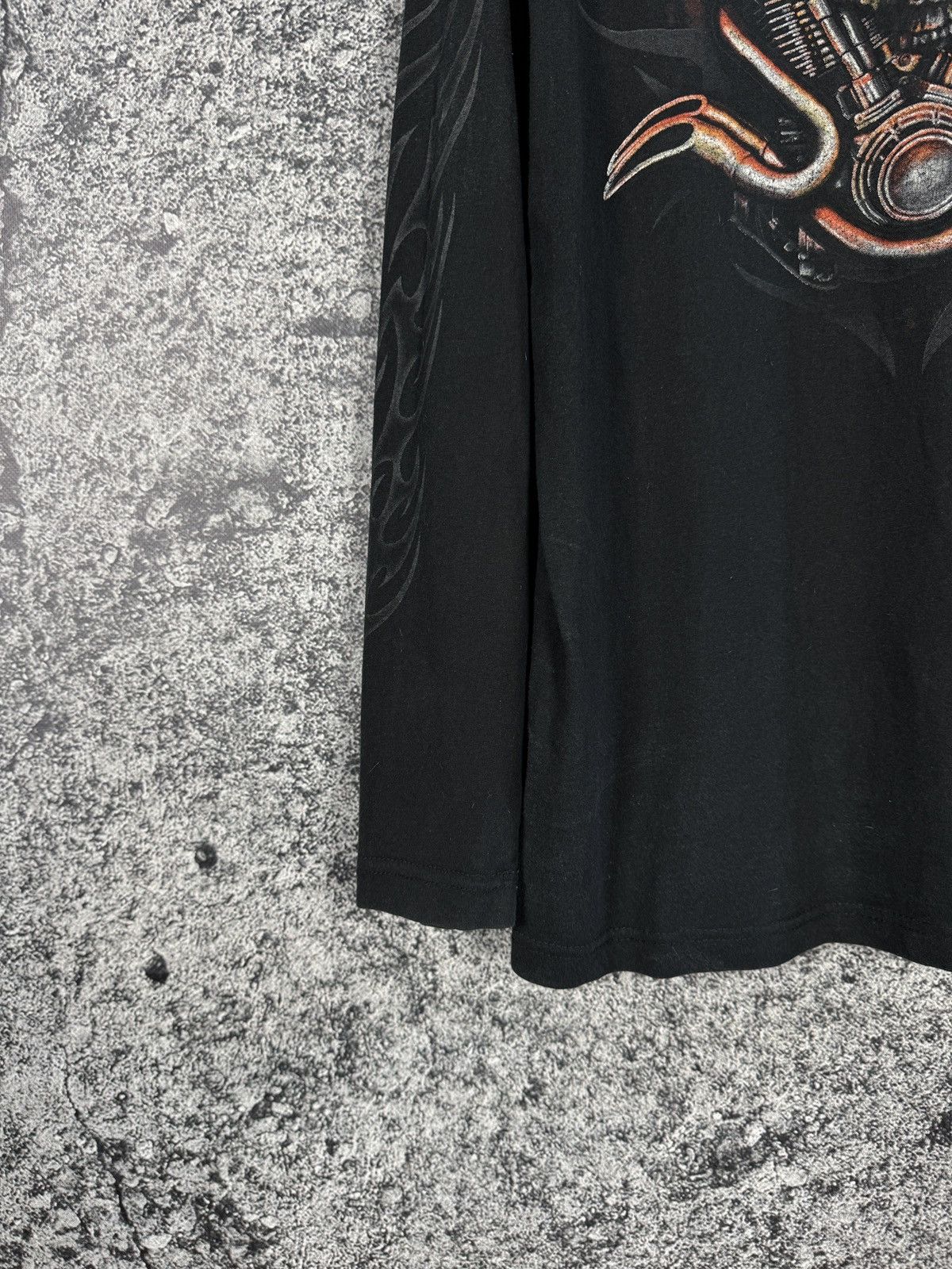 Vintage Spiral Long Sleeve T-Shirt Vintage Skulls Motorcycle Size XL Size US XL / EU 56 / 4 - 19 Thumbnail