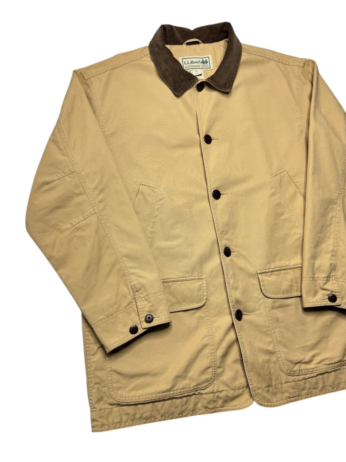 L.L. Bean LL Bean Tan Brown Corduroy Chore Jacket Coat Size US L / EU 52-54 / 3 - 3 Thumbnail