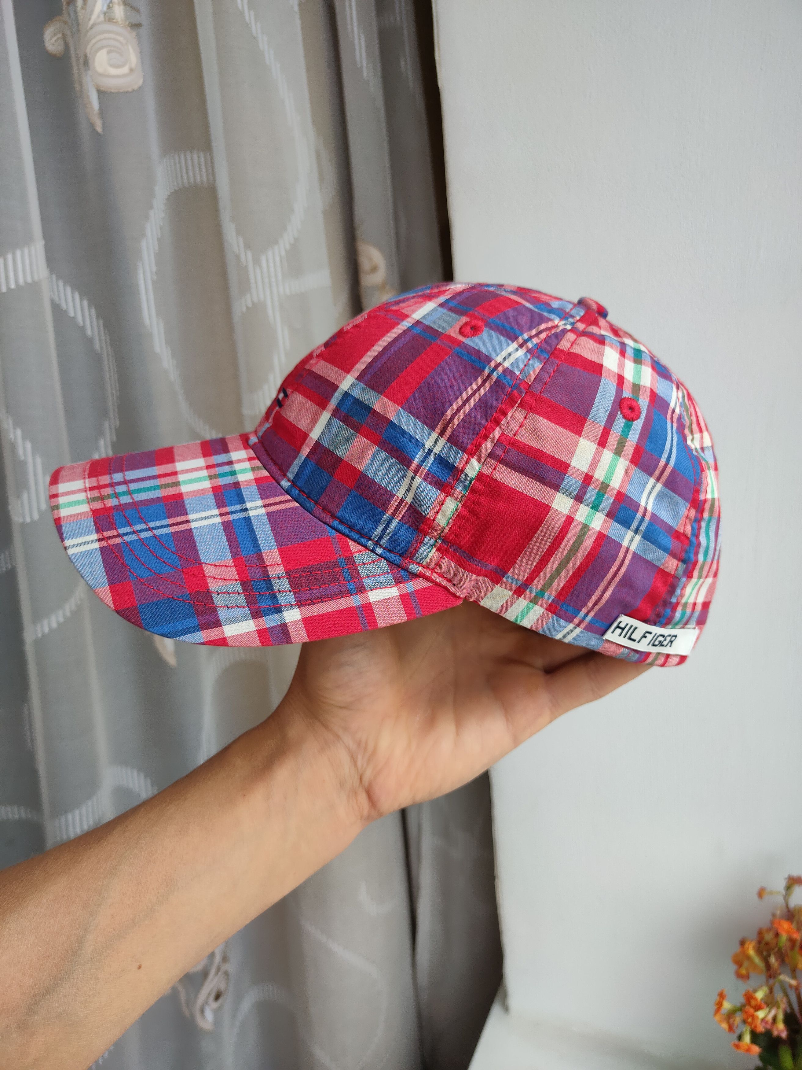 Tommy Hilfiger Tommy Hilfiger Checered Cap Unisex Tommy Hilfiger Cap Size ONE SIZE - 2 Thumbnail