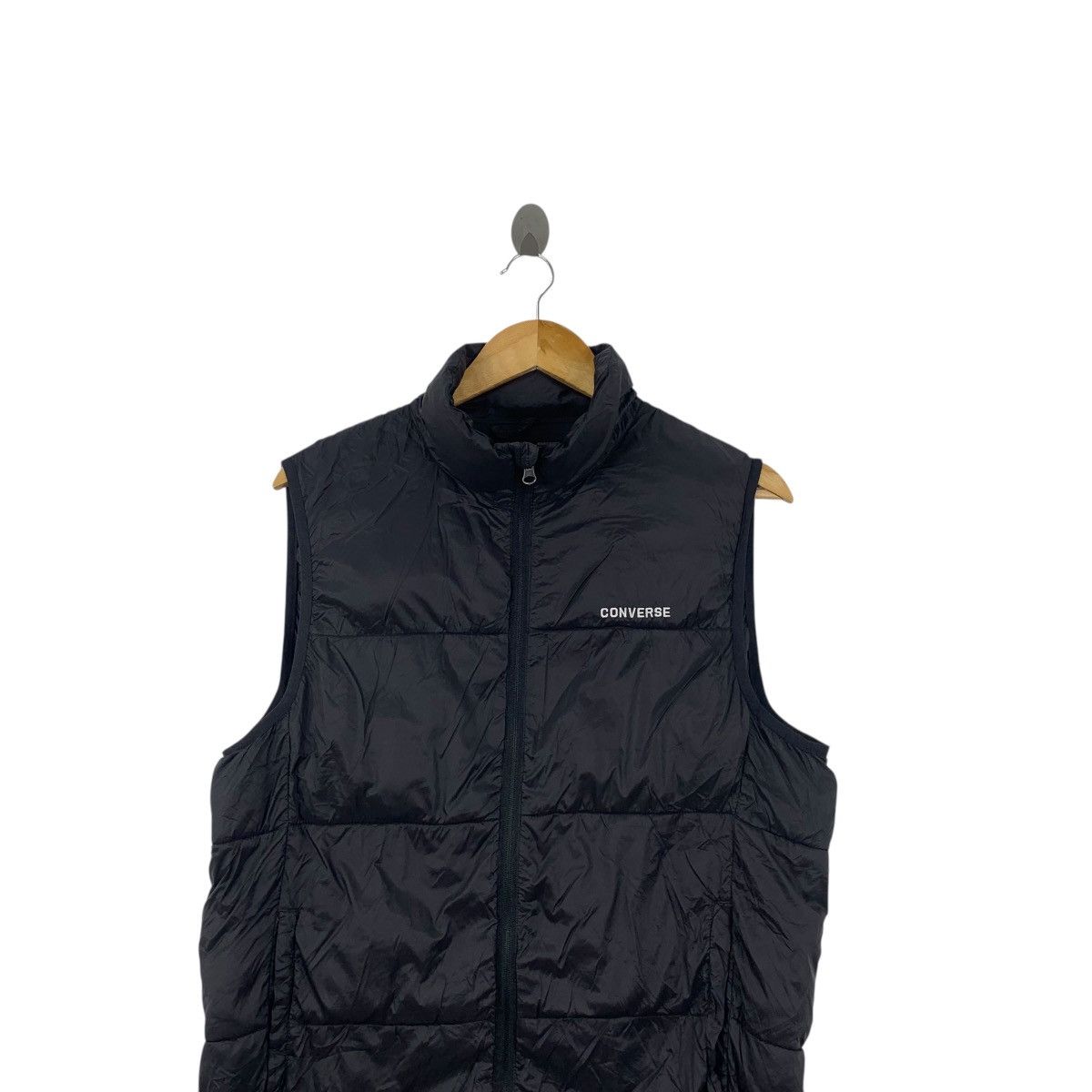 Converse CONVERSE ALL STARS Chuck Taylor Puffer Vest Zipper Jacket Size L / US 10 / IT 46 - 2 Thumbnail