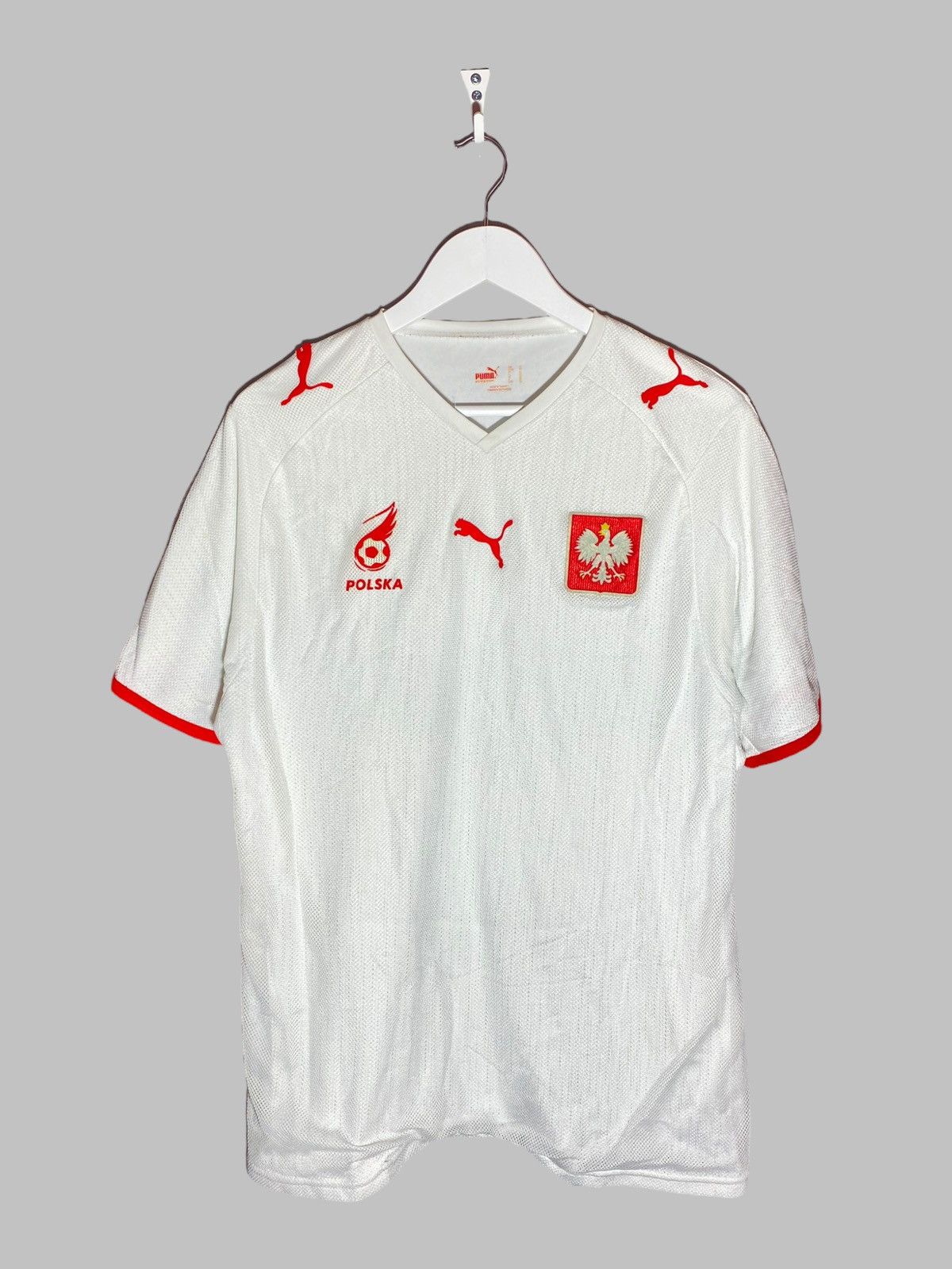Puma Puma Poland National Team 2008 Football Shirt Size US L / EU 52-54 / 3 - 1 Thumbnail