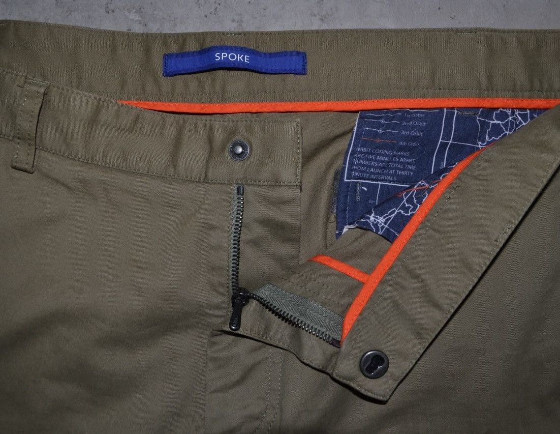 SPOKE Spoke Mens Chino Trousers Size 38 Build C Beige Straight leg Size US 38 / EU 54 - 6 Thumbnail