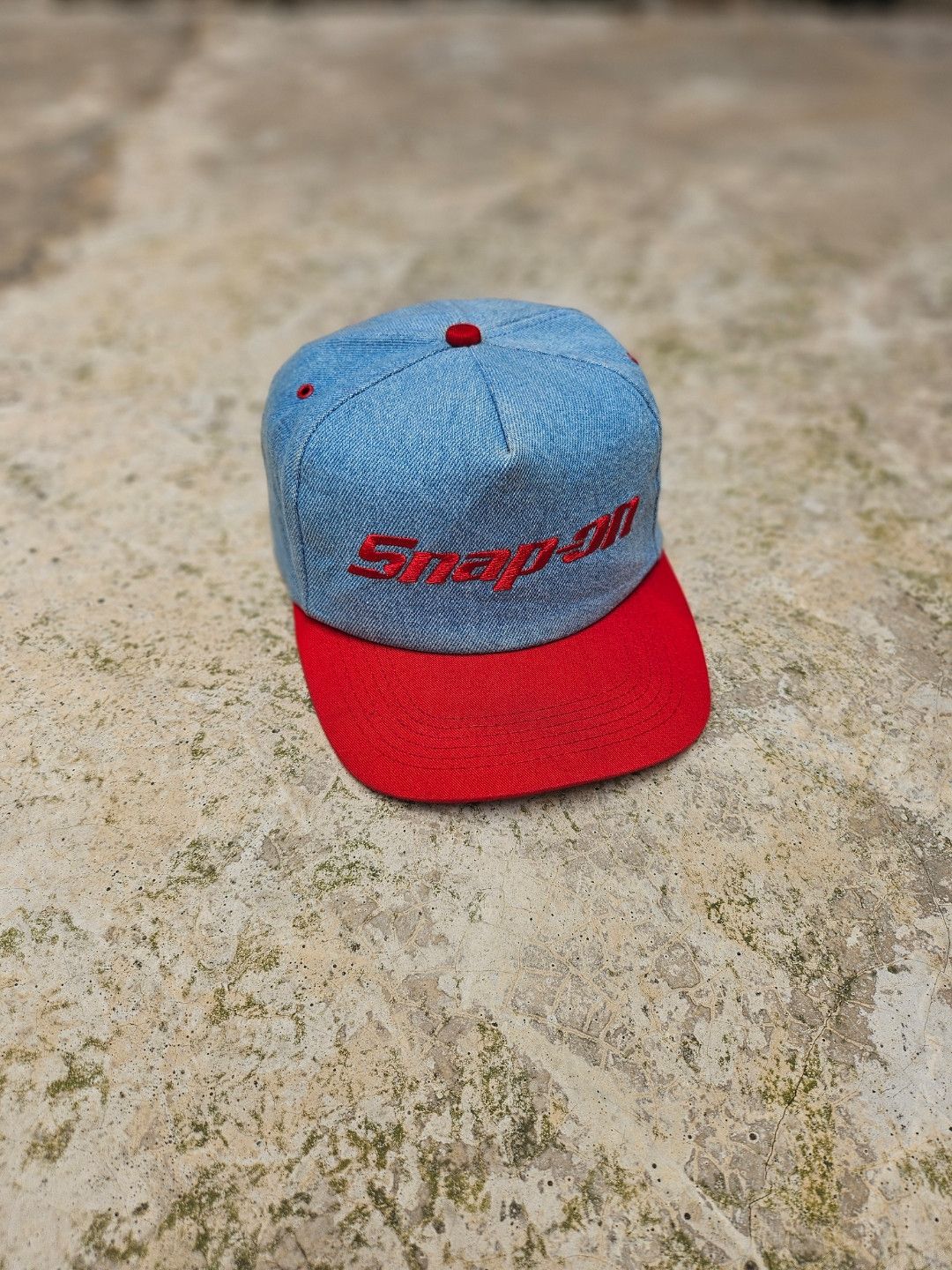 Vintage Snap On Denim hat by K-Products Size ONE SIZE - 1 Thumbnail