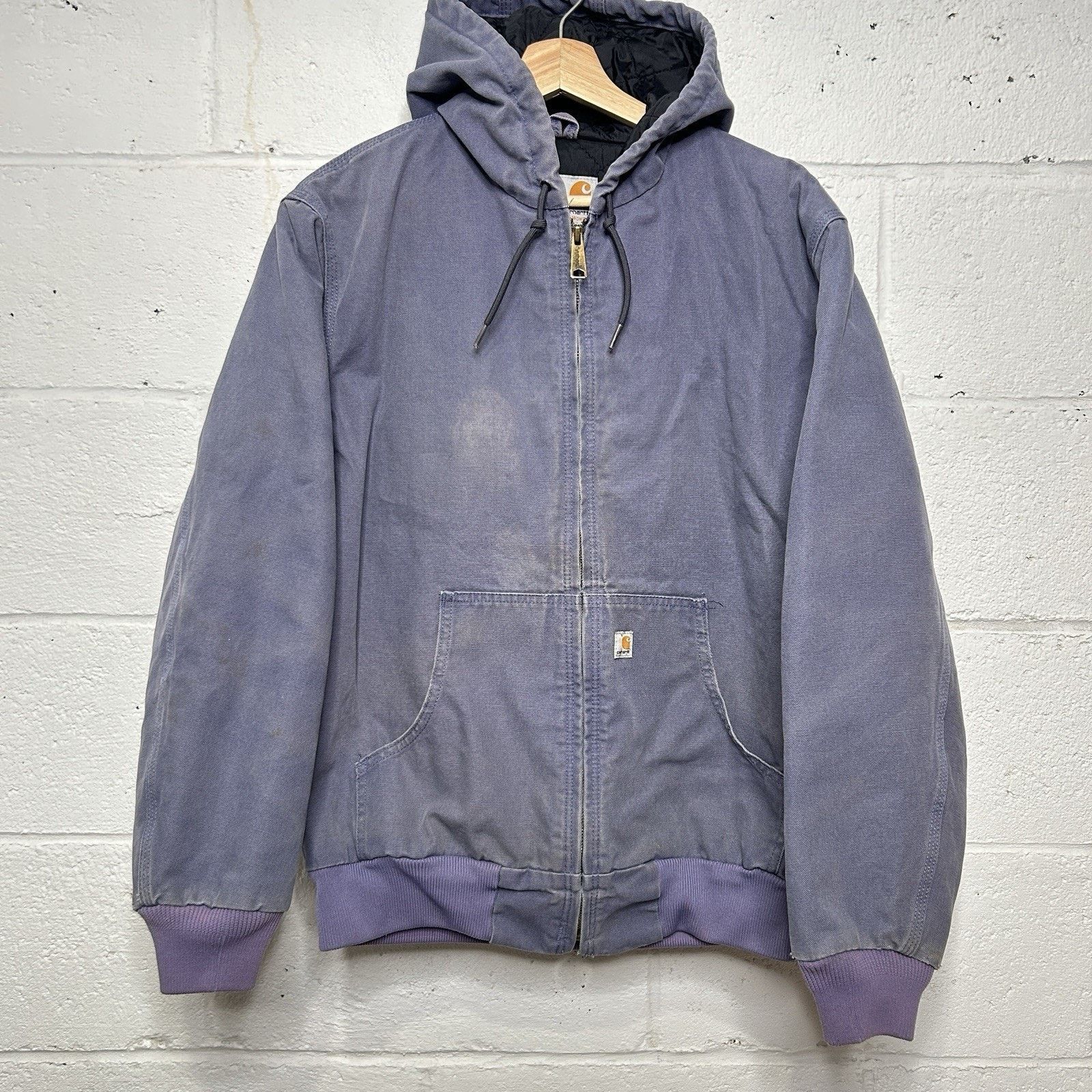 Carhartt Carhartt Quilt-Lined Hooded Active Jacket “Periwinkle” Size M / US 6-8 / IT 42-44 - 1 Thumbnail