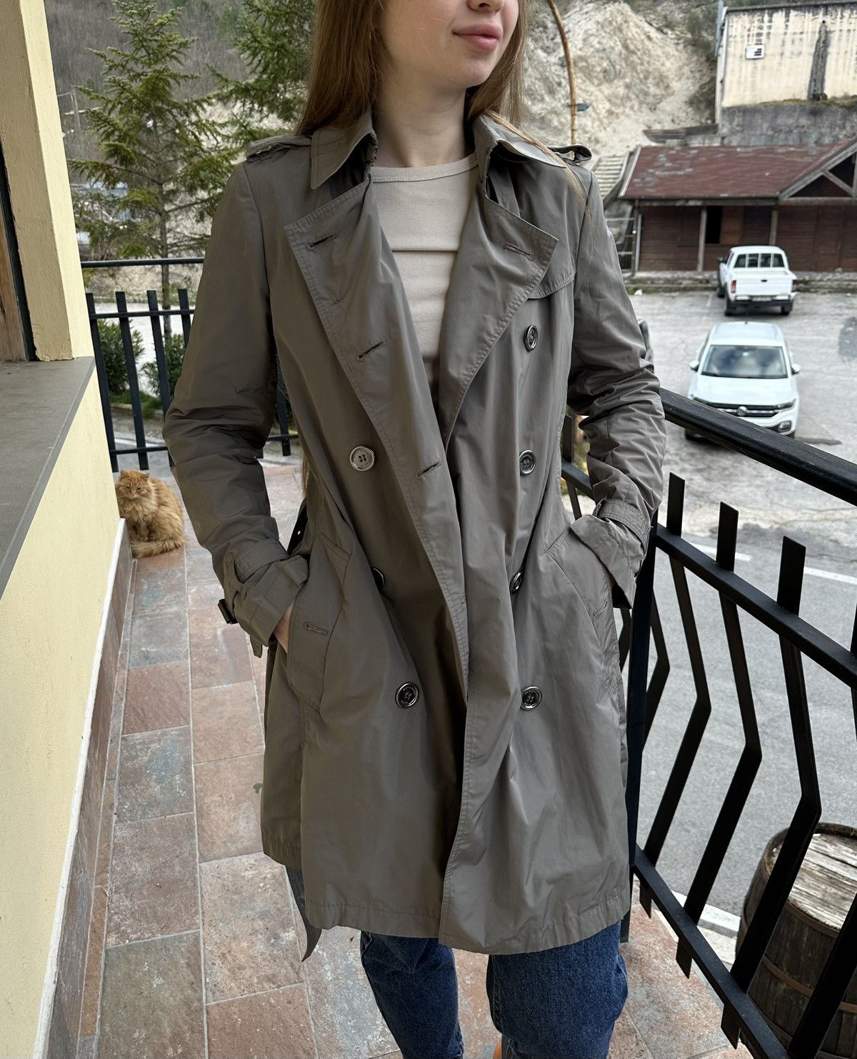 Burberry Burberry Brit Trench Coat Size XS / US 0-2 / IT 36-38 - 4 Thumbnail