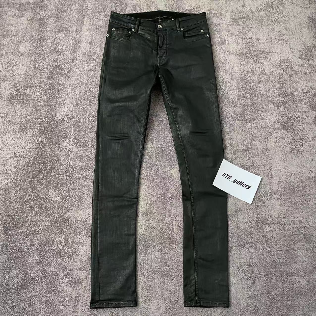 Rick Owens × Rick Owens Drkshdw RICK OWENS TYRONE SLIT CUT BLACK