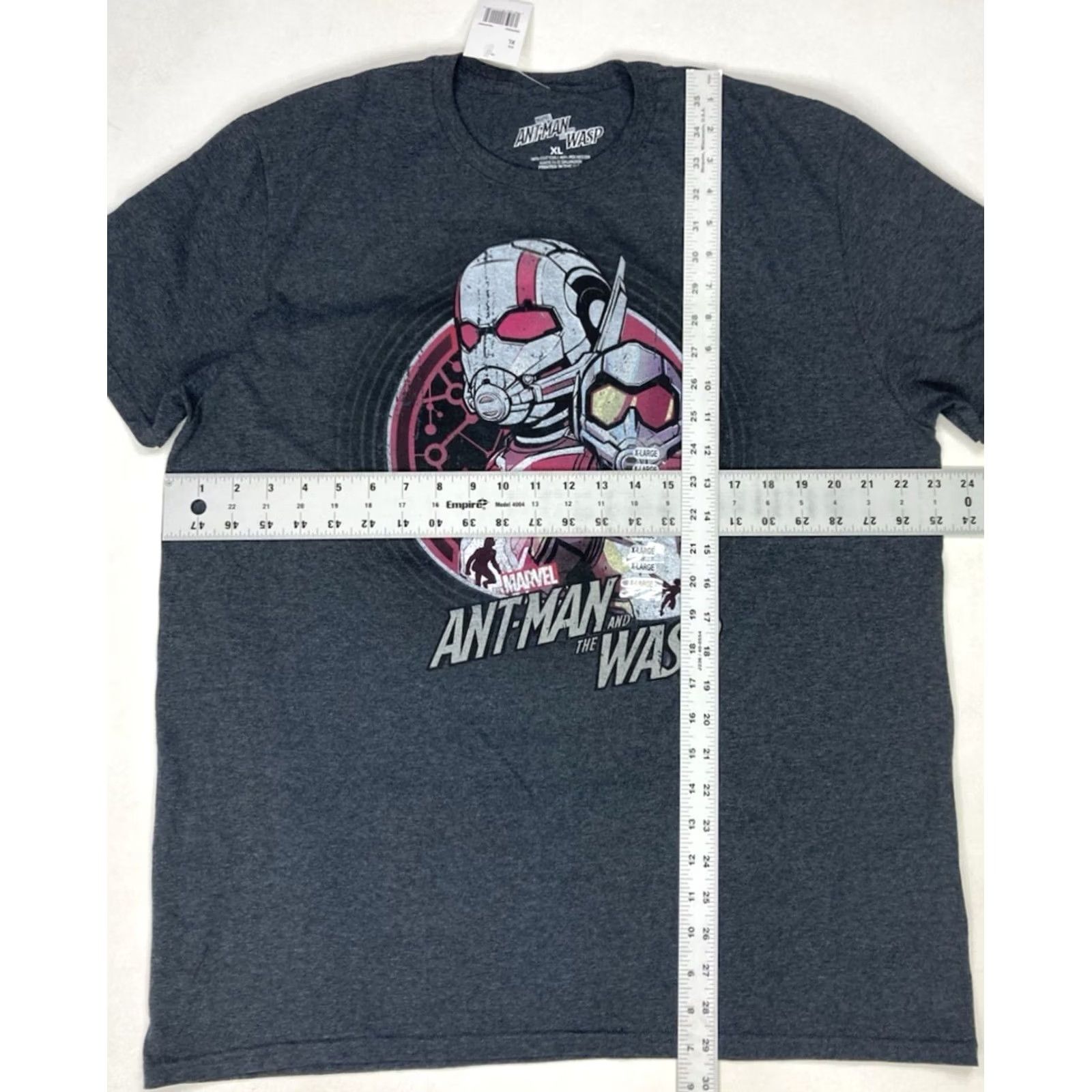 Vintage VINTAGE Marvel Ant-Man And The Wasp Graphic T-shirt Men XL Gray Short Sleeve Size US XL / EU 56 / 4 - 5 Thumbnail