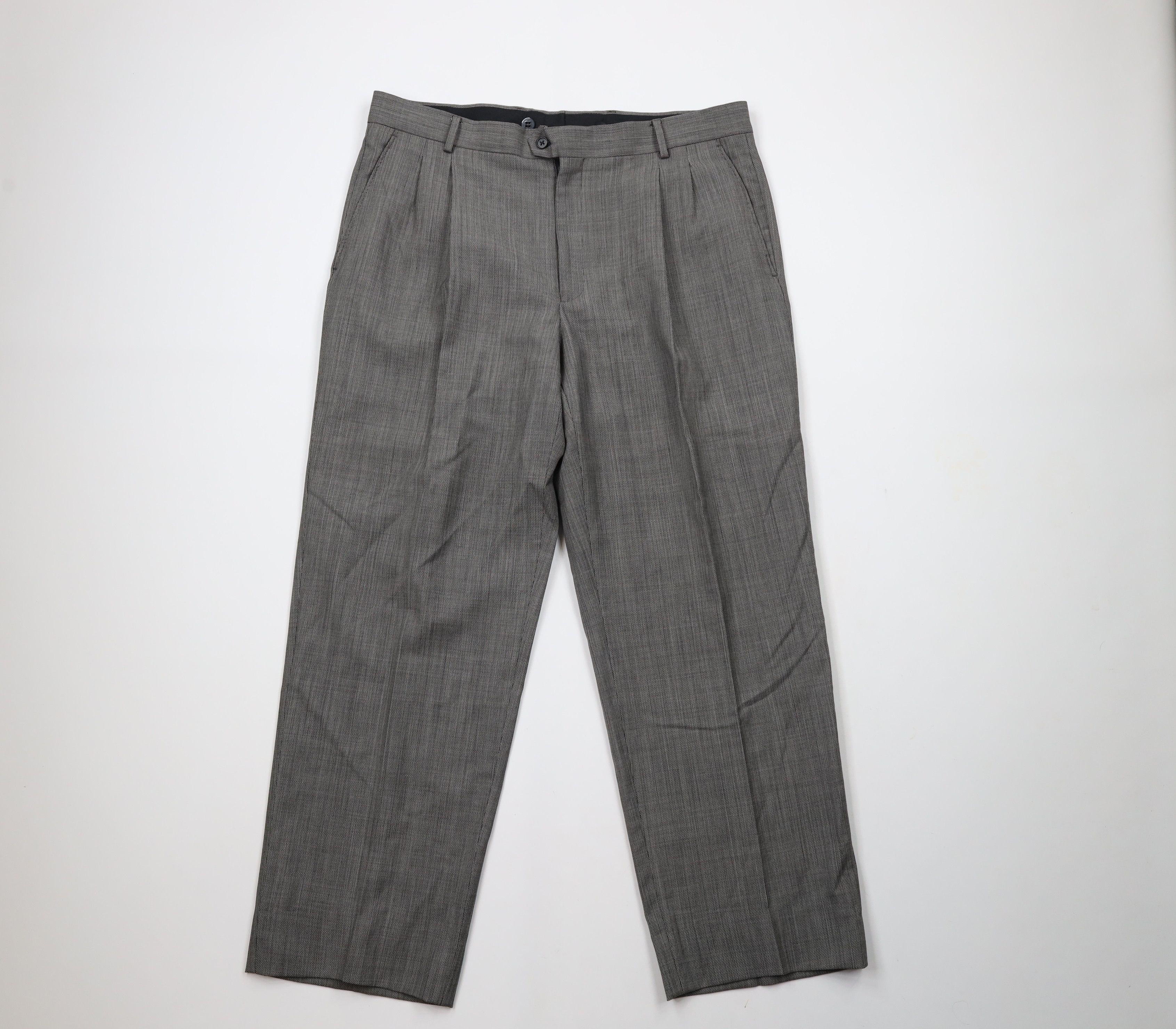 Vintage Vintage 90s Streetwear Wide Leg Chino Pants Trousers Slacks Size US 36 / EU 52 - 1 Thumbnail
