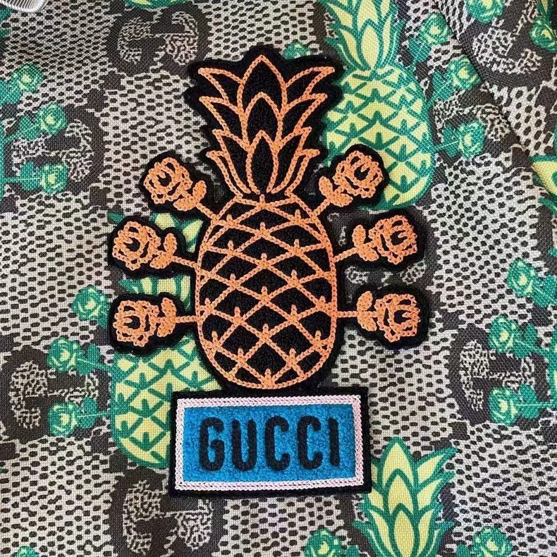 Gucci Gucci Pineapple series full logo zipper jacket 2501-Nextarr Size US S / EU 44-46 / 1 - 4 Thumbnail