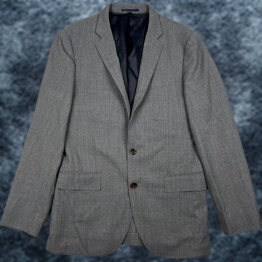 J.Crew J Crew Ludlow Tollegno 1900 Wool Suit Jacket Blazer SPort Coat 38R Grey Mens Size 38R - 1 Thumbnail