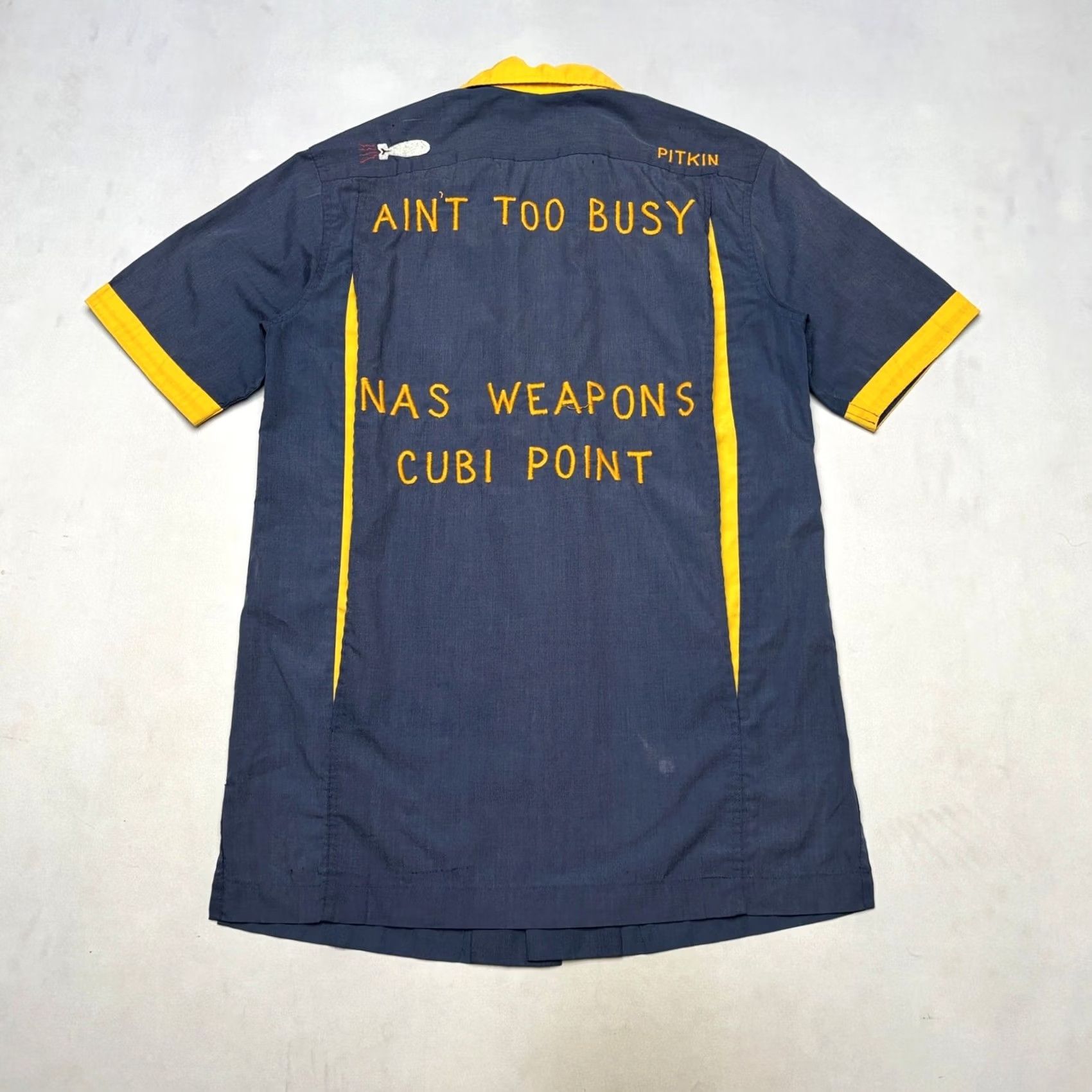Vintage VINTAGE US Navy NAS Cubi Point Weapons Bowling Shirt Philippines Vietnam M 60s Size US M / EU 48-50 / 2 - 4 Thumbnail