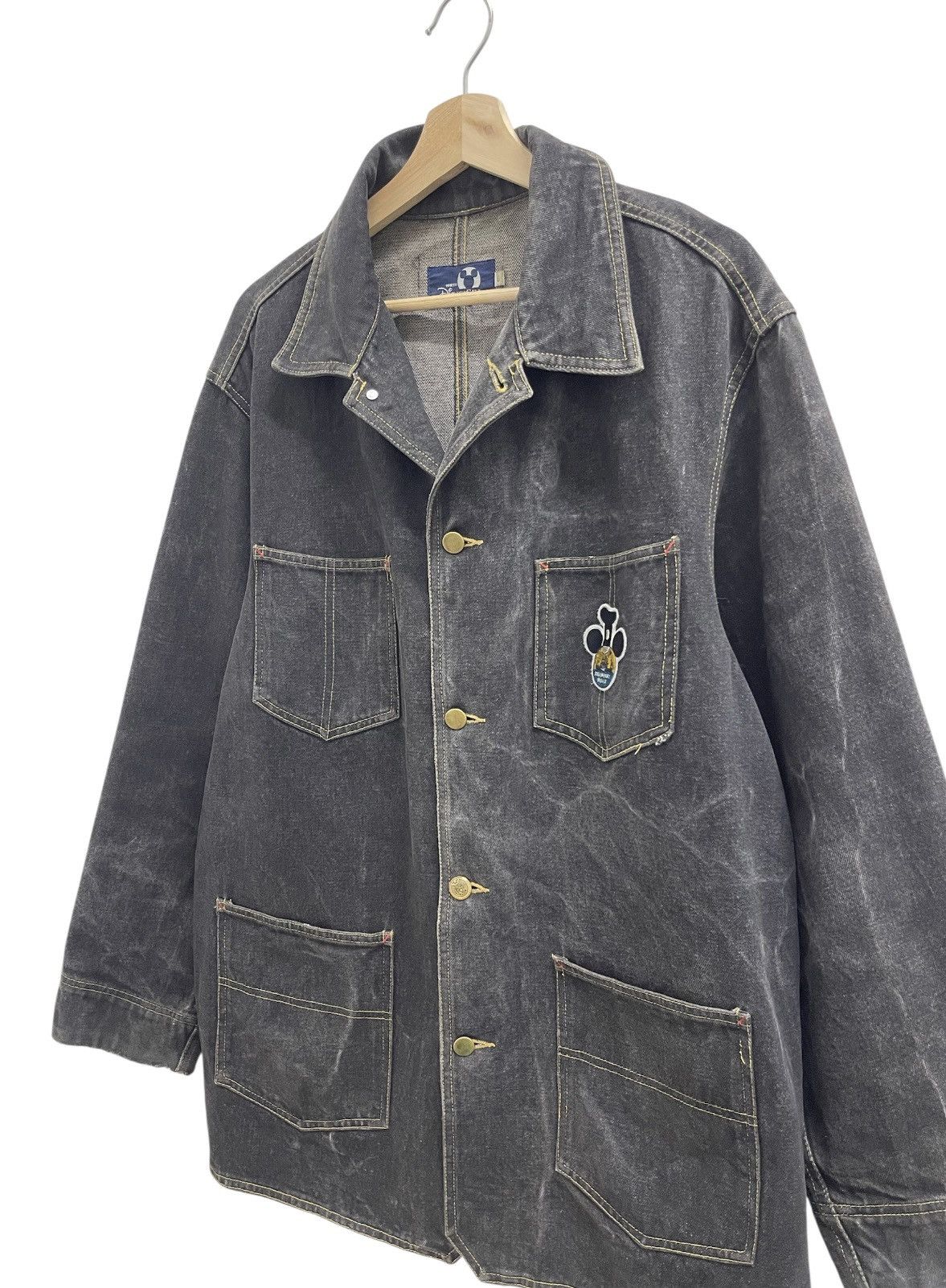 Disney Vintage Steamboat Willie Washed Denim Jacket Size US L / EU 52-54 / 3 - 5 Thumbnail