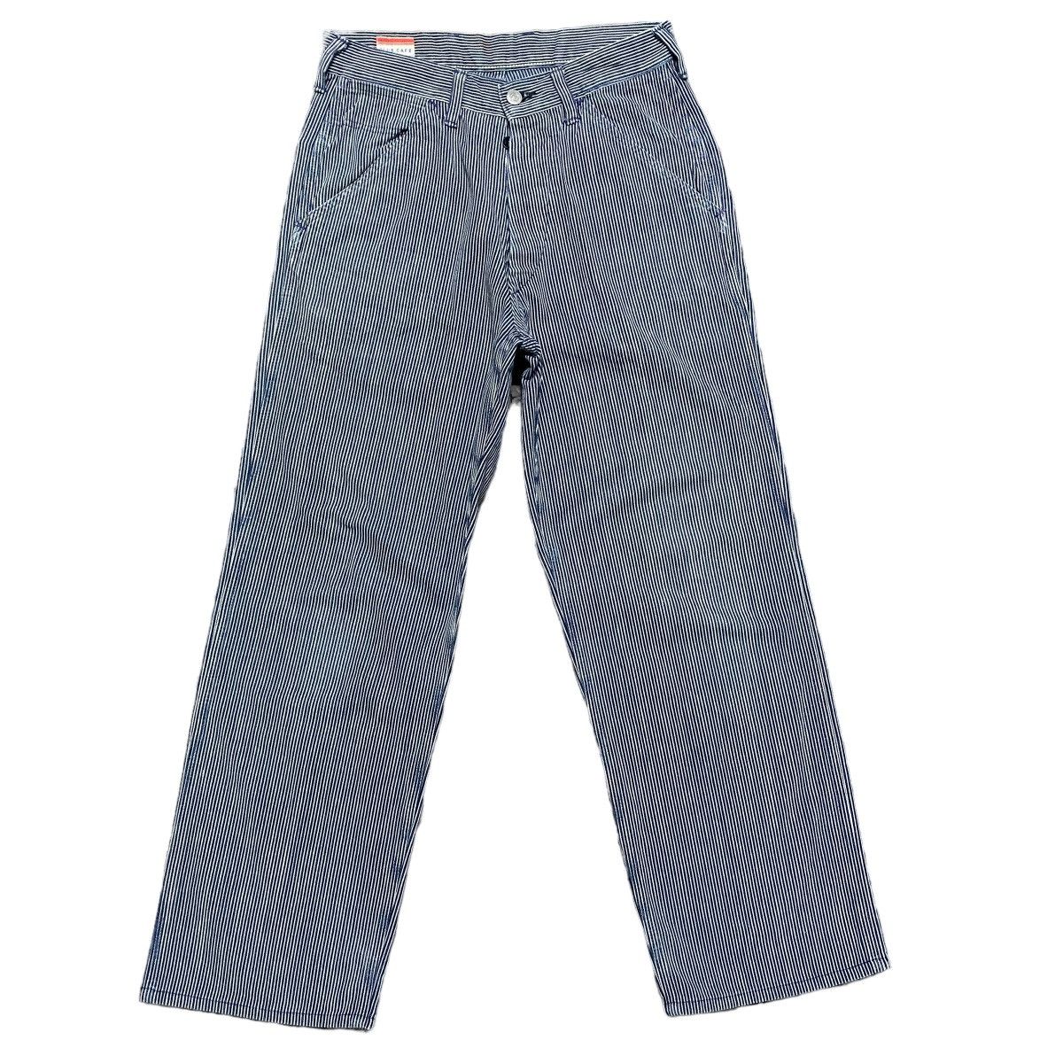 45rpm 45rpm Blue Cafe Pinstripe Work Pants Size US 29 - 3 Thumbnail