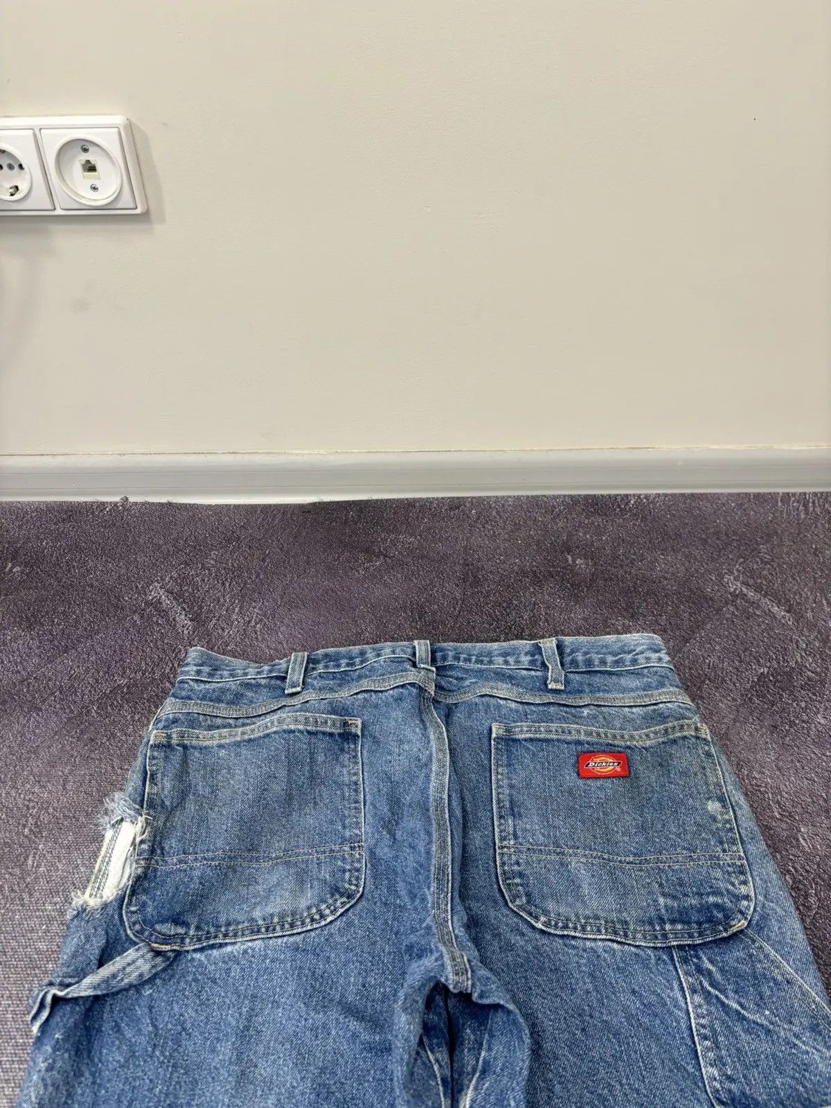 Dickies × Vintage Vintage Dickies Y2K Blue American Denim Work Hype Jeans Size US 36 / EU 52 - 6 Thumbnail